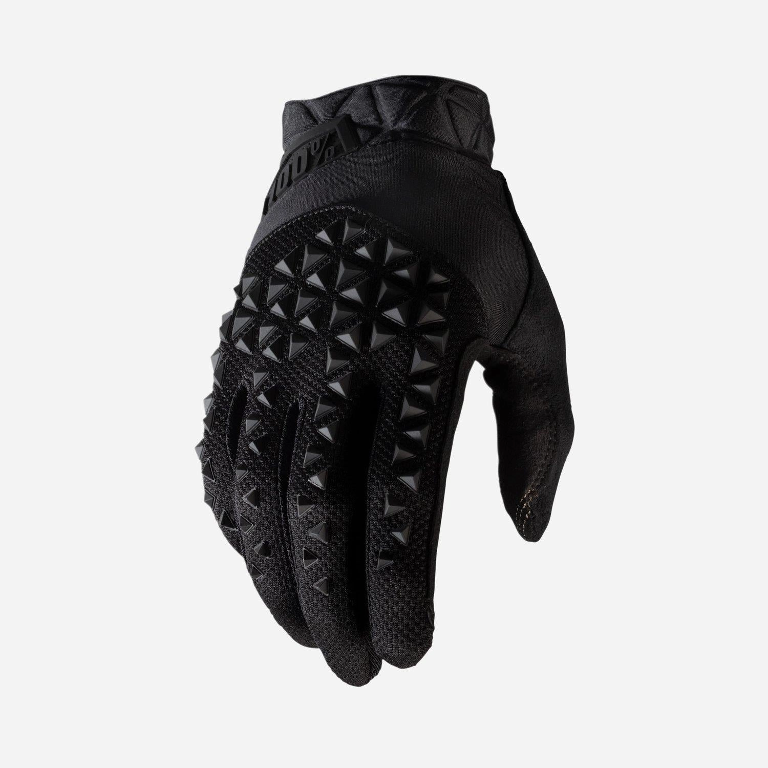 100% Geomatic Race Gloves - Black