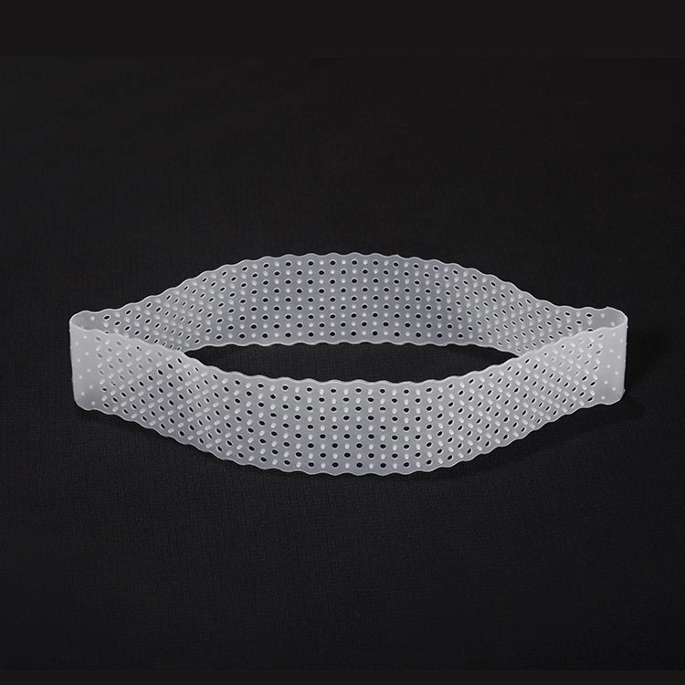 1pc Silicone Transparent White Wig Grip Band, Anti-Slip with Perforated Breathable
