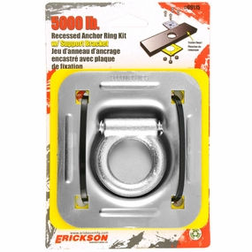 5000 lb. Recessed Anchor Ring Kit  with Support Bracket