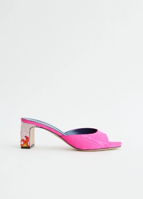 Ade Grosgrain Moire Mules