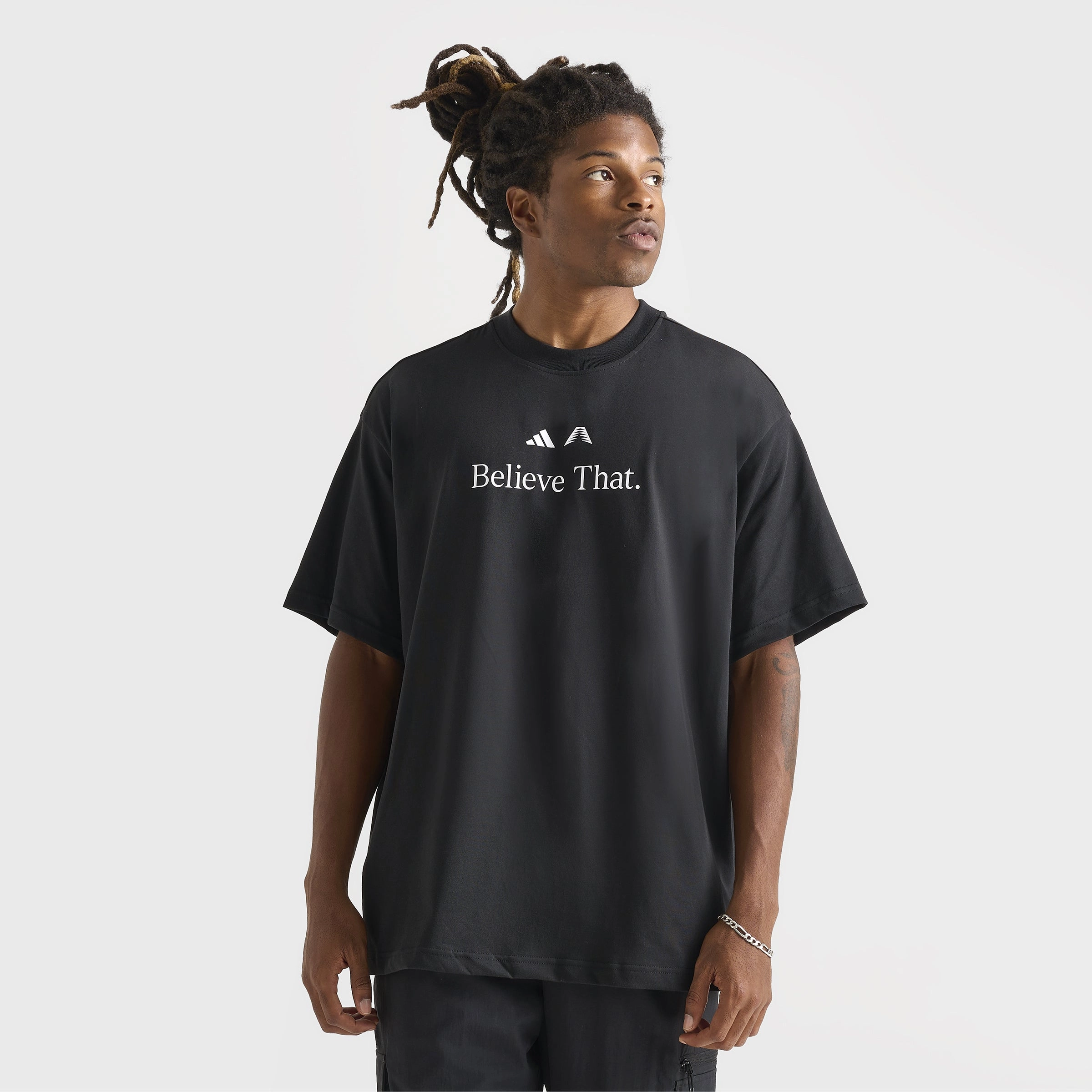 adidas Anthony Edwards Believe That T-Shirt / Black