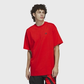 adidas Anthony Edwards Takeover GFX T-shirt / Active Red