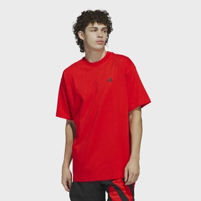 adidas Anthony Edwards Takeover GFX T-shirt / Active Red