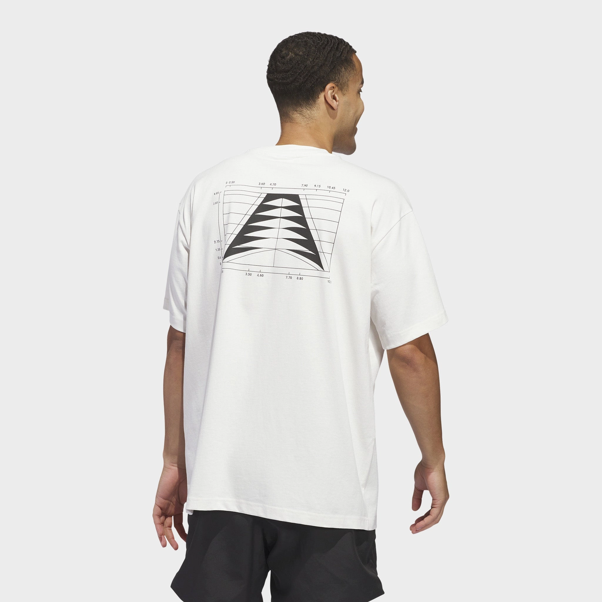 adidas Anthony Edwards Takeover GFX T-shirt / Cloud White
