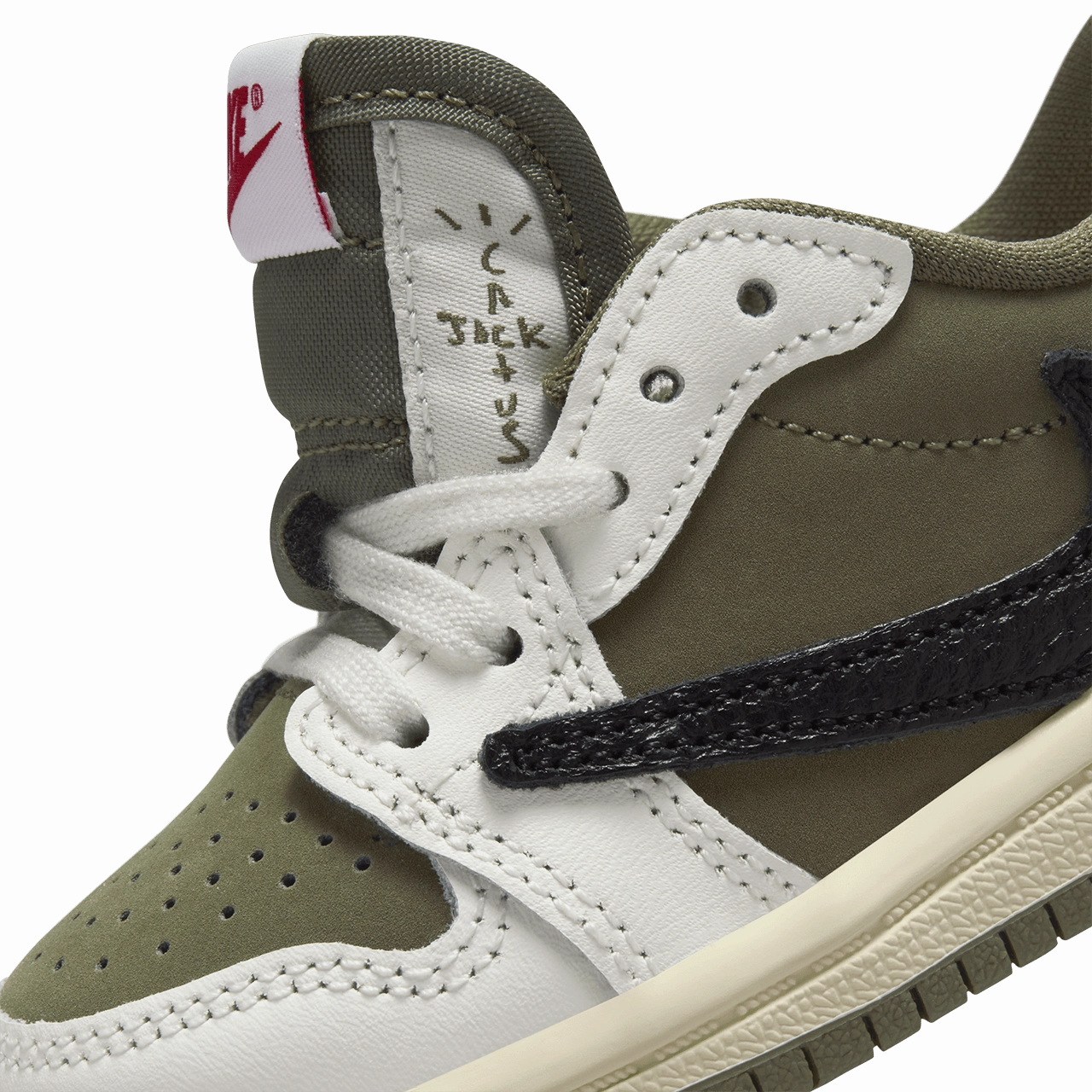 Air Jordan 1 Low TD x Travis Scott 'Reverse Olive'