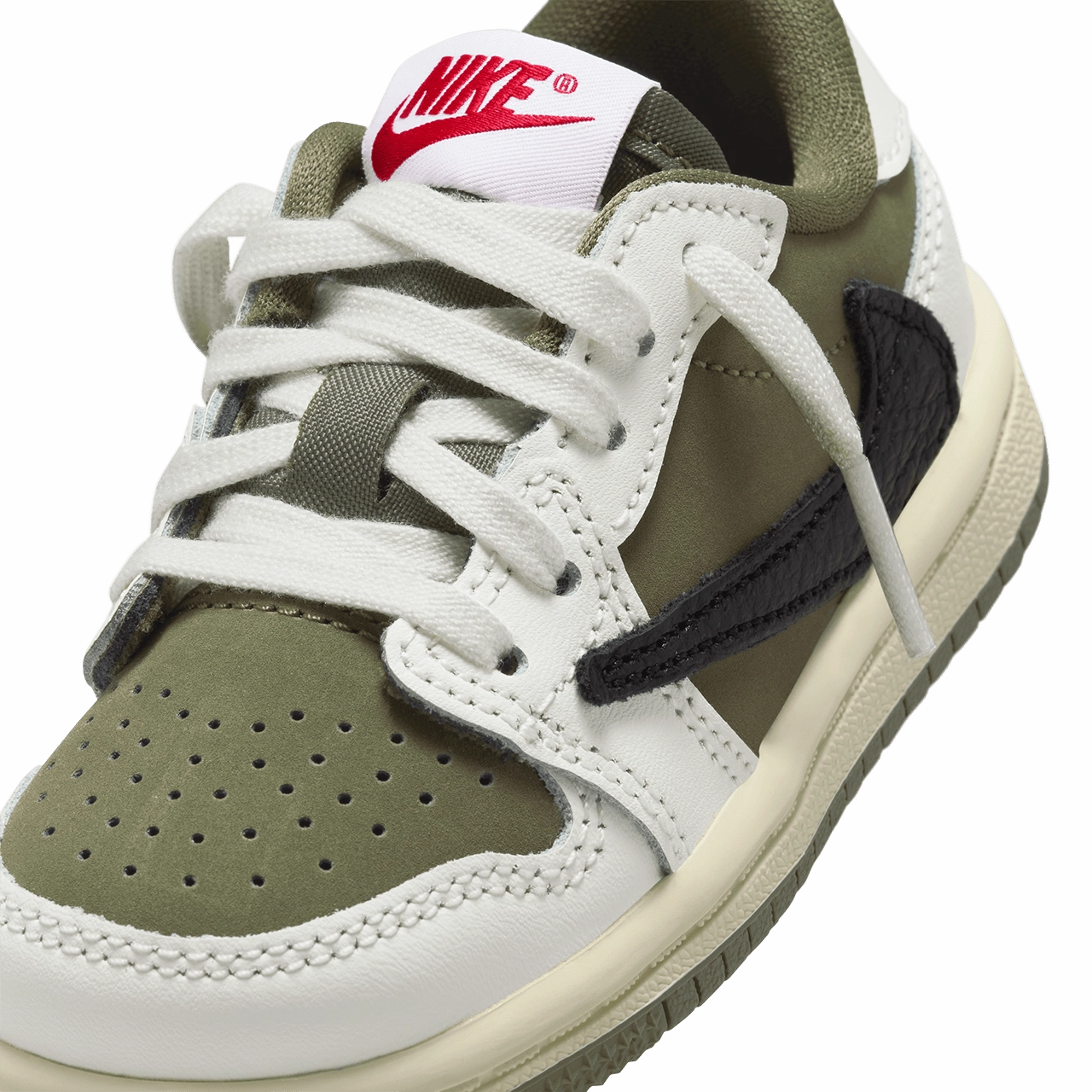 Air Jordan 1 Low TD x Travis Scott 'Reverse Olive'