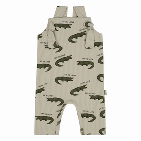 Antebies Crocodile Fun Rib Overalls