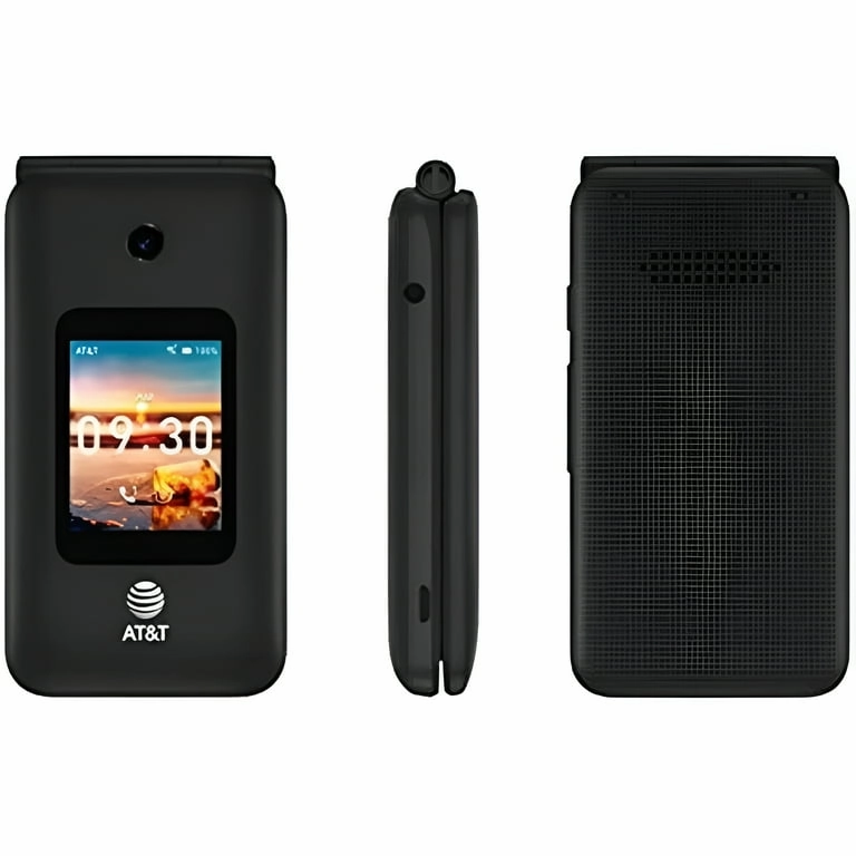 AT-T Cingular Flip 4 Smartflip IV U102AA 4G Phone for AT&T Includes AT&T Sim Card, Black