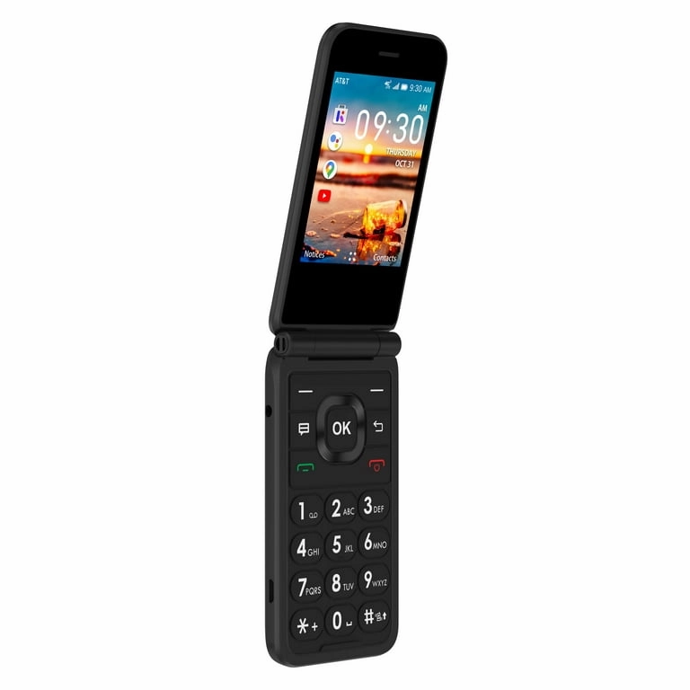 AT-T Cingular Flip 4 Smartflip IV U102AA 4G Phone for AT&T Includes AT&T Sim Card, Black
