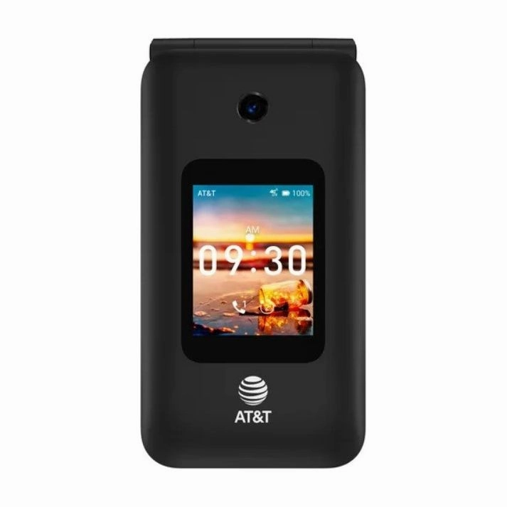 AT-T Cingular Flip 4 Smartflip IV U102AA 4G Phone for AT&T Includes AT&T Sim Card, Black