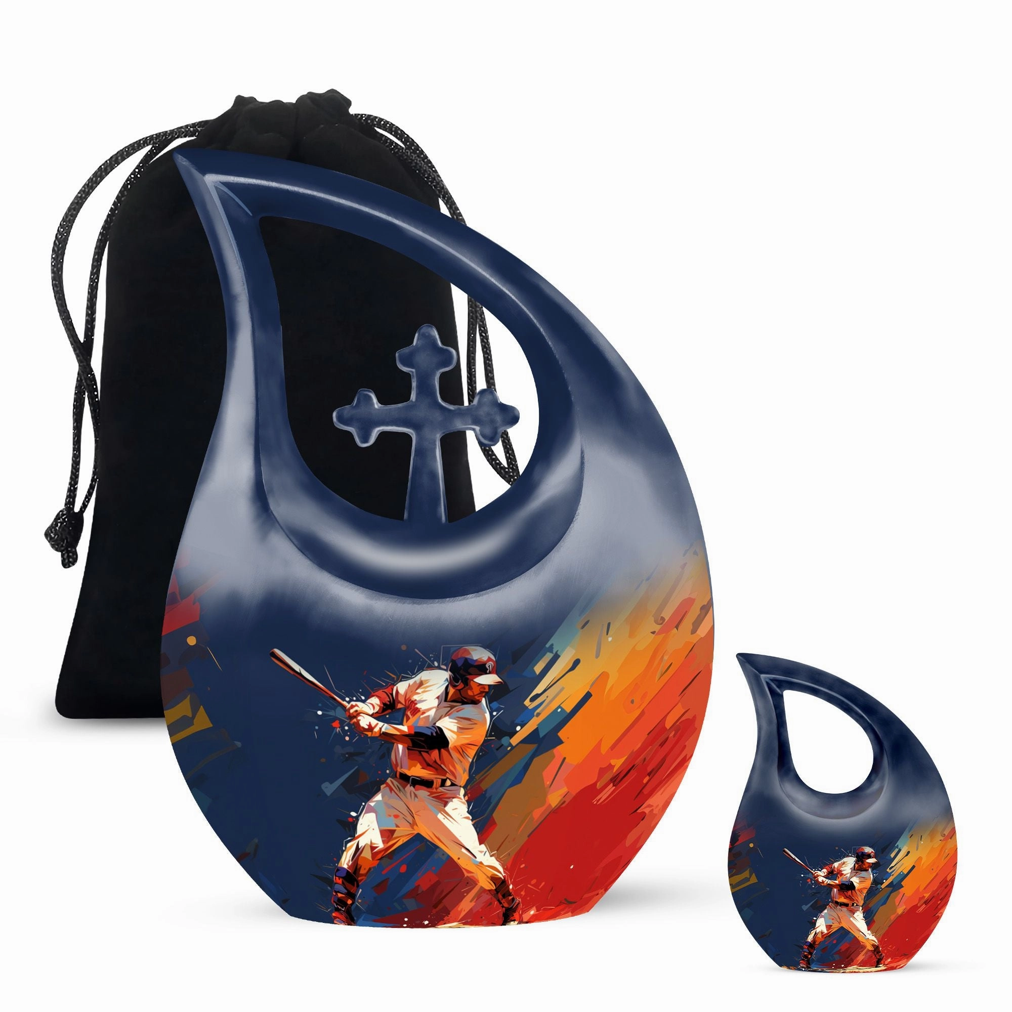 Baseball Urn - A Symbolic Memorial Keepsake Urn for Ashes