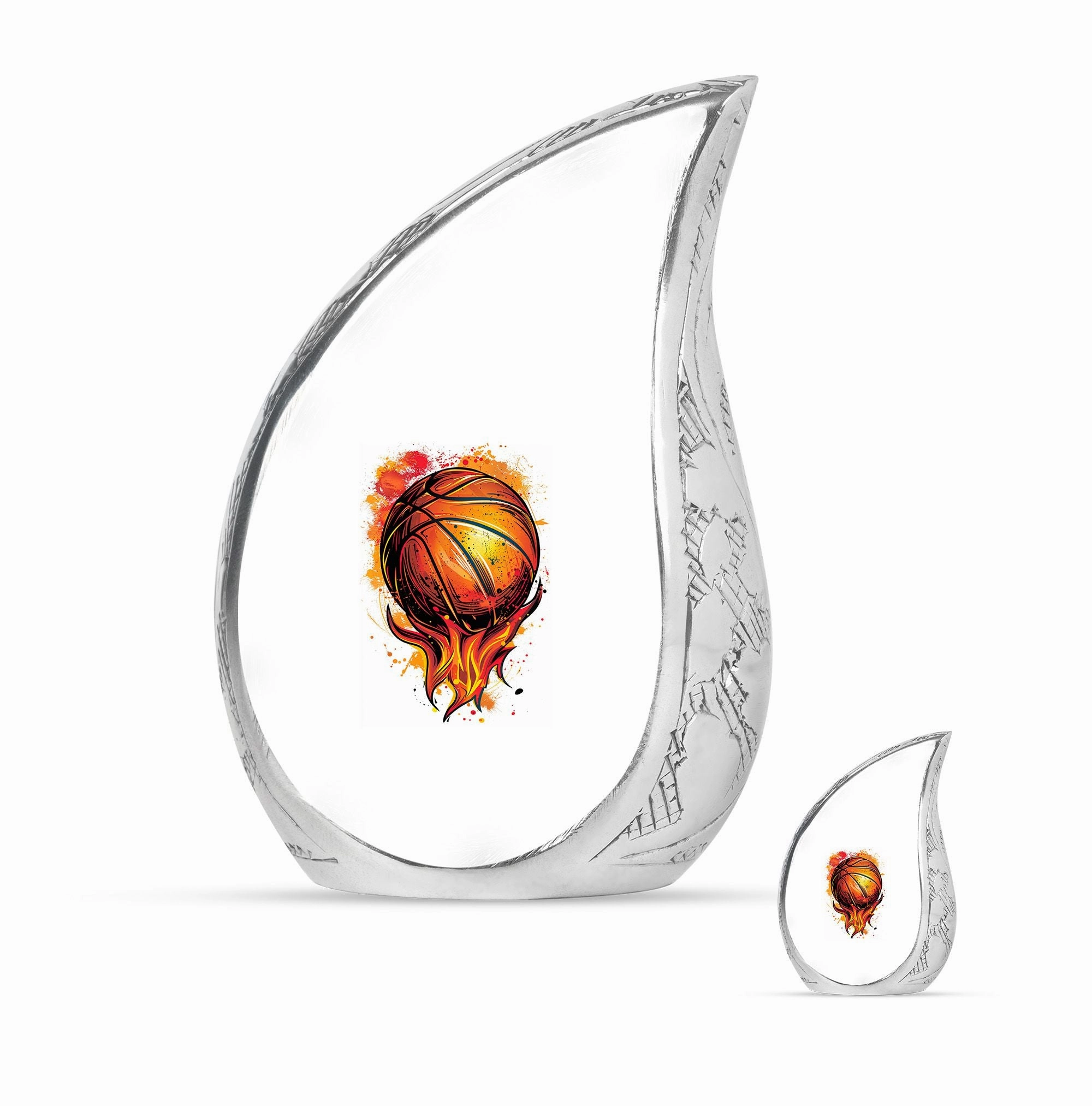 Basketball Cremation Medium Urn For Ashes Memorial & Funeral Urn
