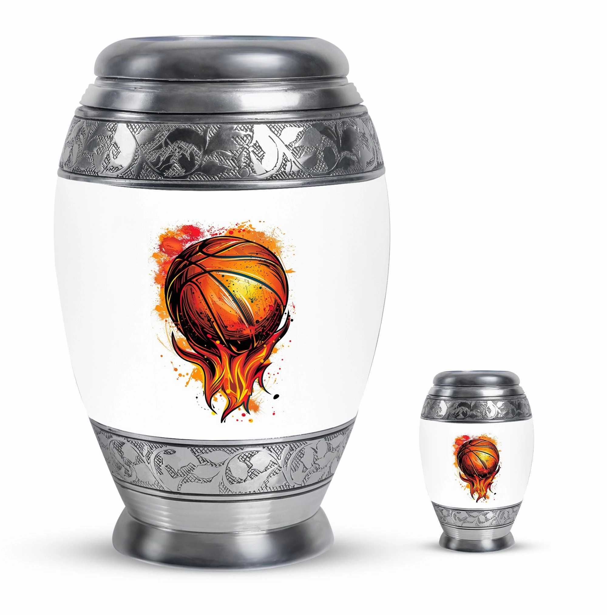Basketball Cremation Medium Urn For Ashes Memorial & Funeral Urn