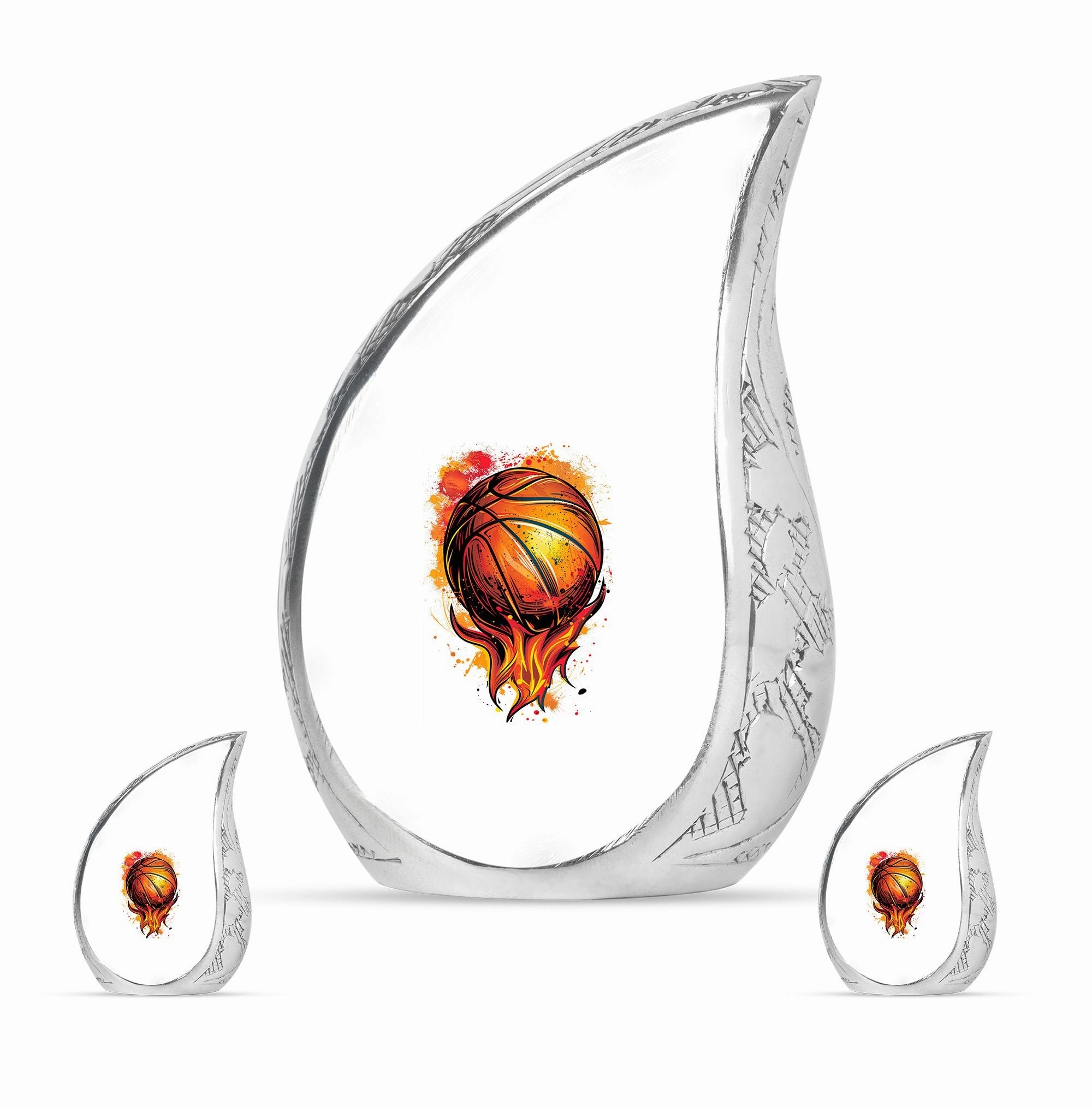 Basketball Cremation Medium Urn For Ashes Memorial & Funeral Urn