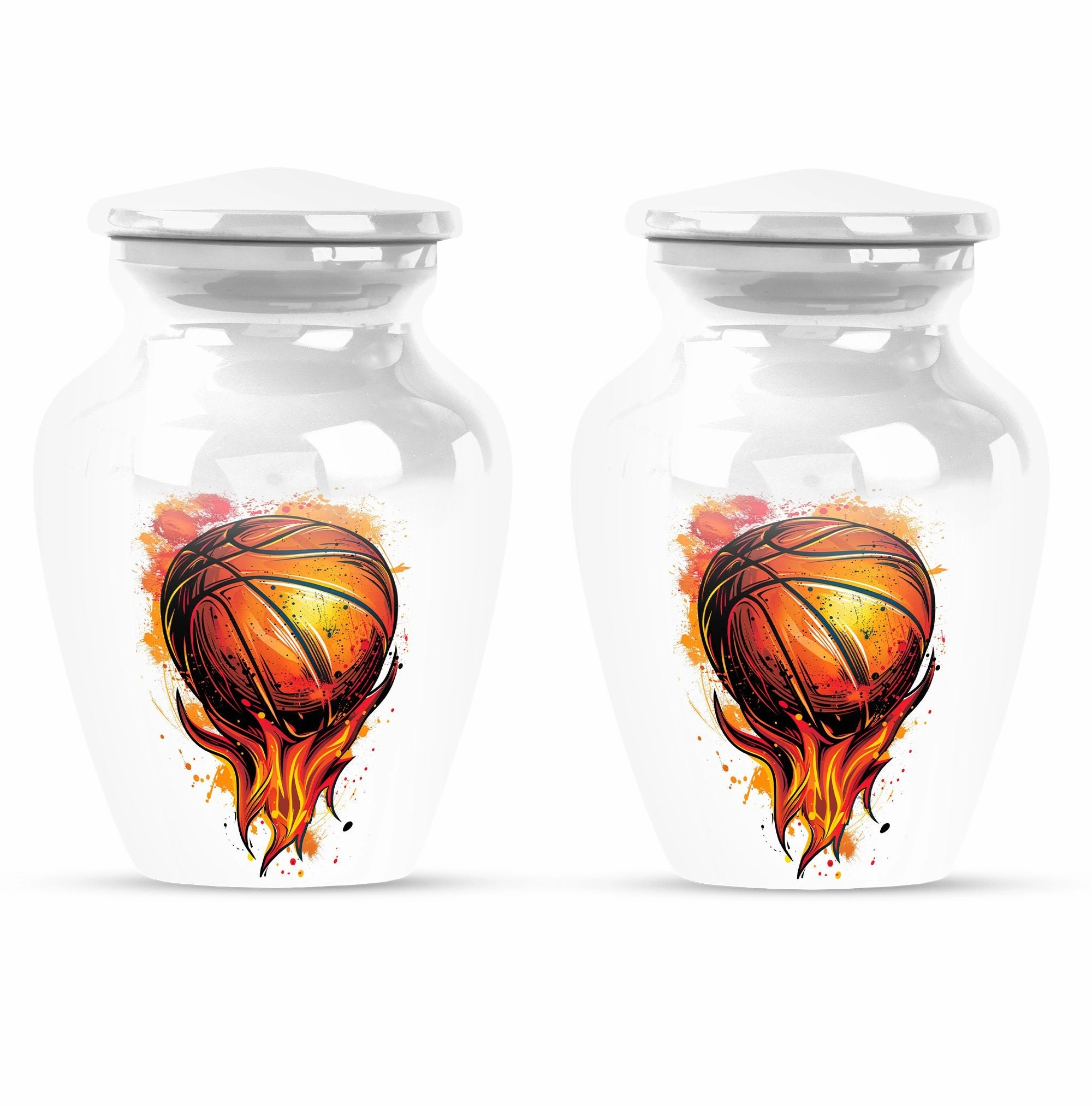 Basketball Cremation Medium Urn For Ashes Memorial & Funeral Urn