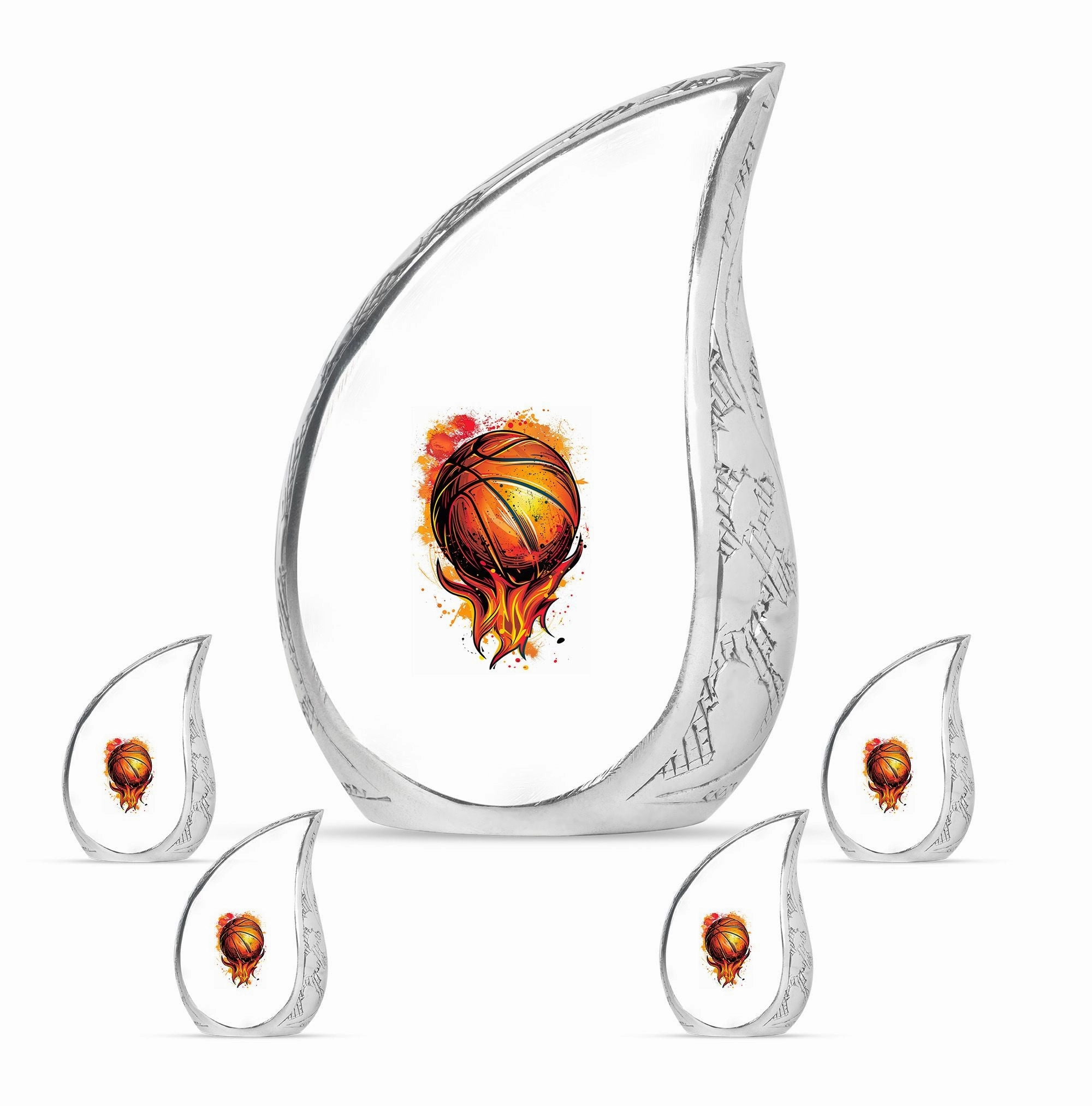 Basketball Cremation Medium Urn For Ashes Memorial & Funeral Urn