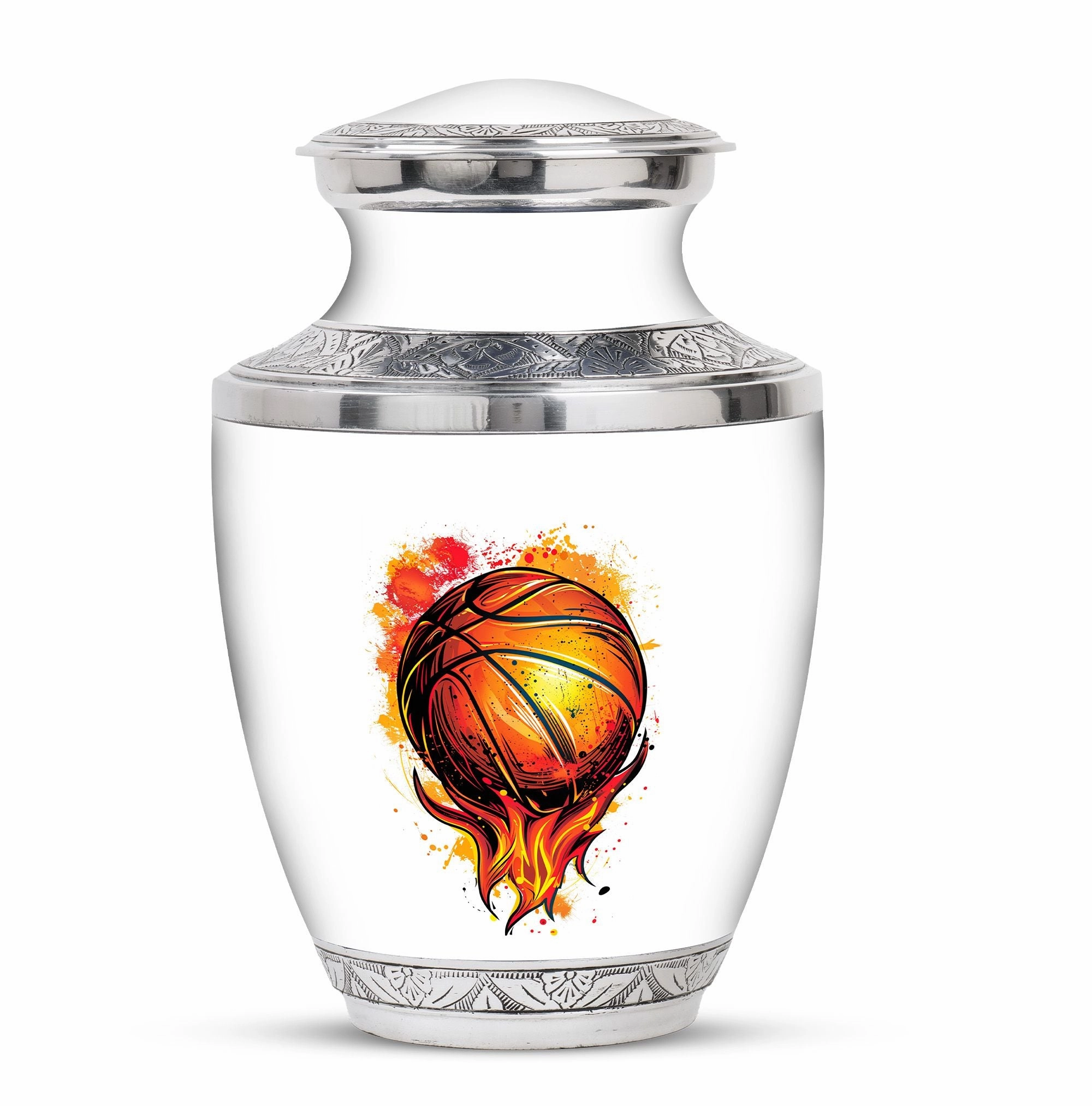 Basketball Cremation Medium Urn For Ashes Memorial & Funeral Urn