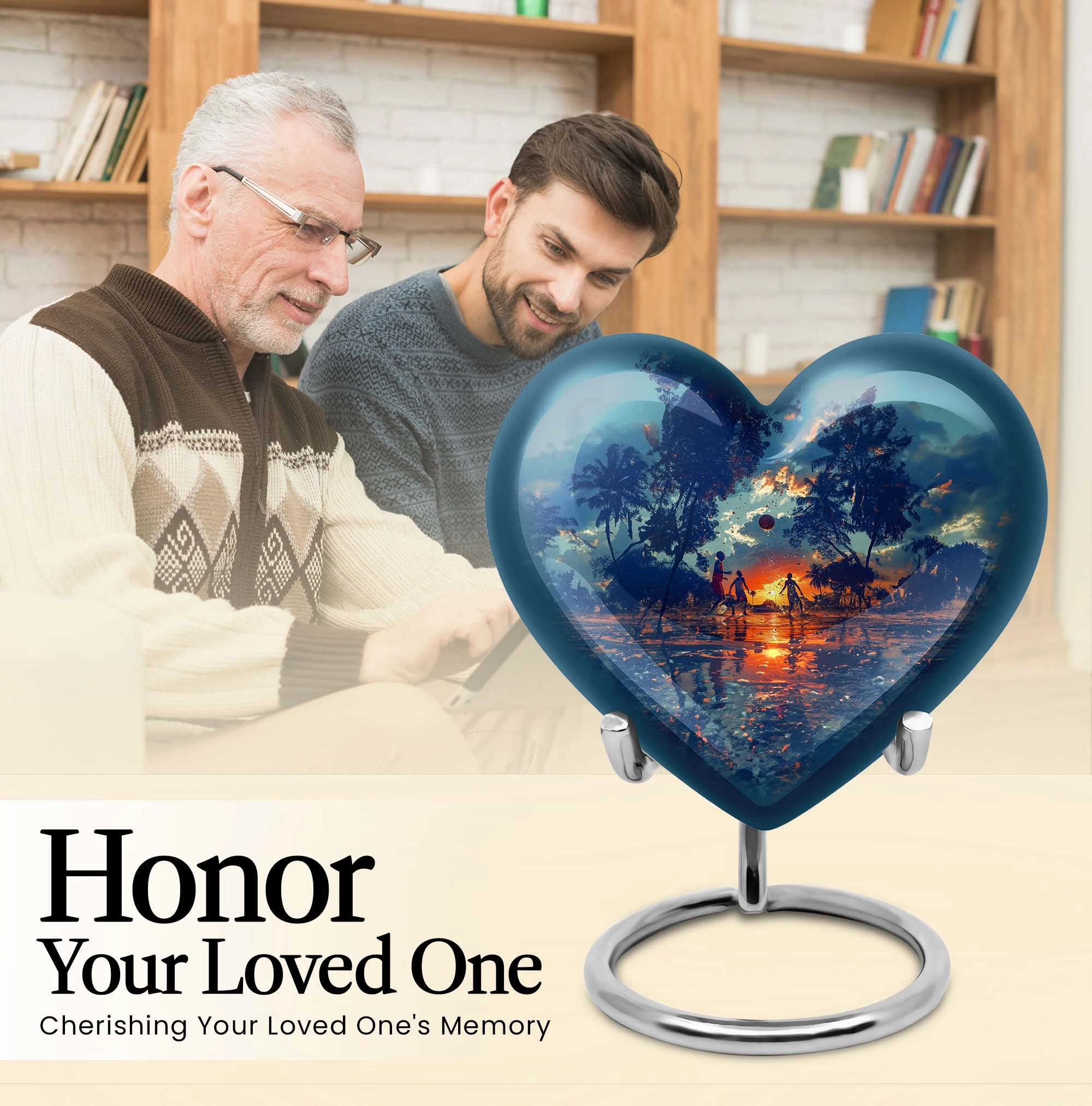 Basketball Cremation Urn - Funeral Remembrance for Adult Male