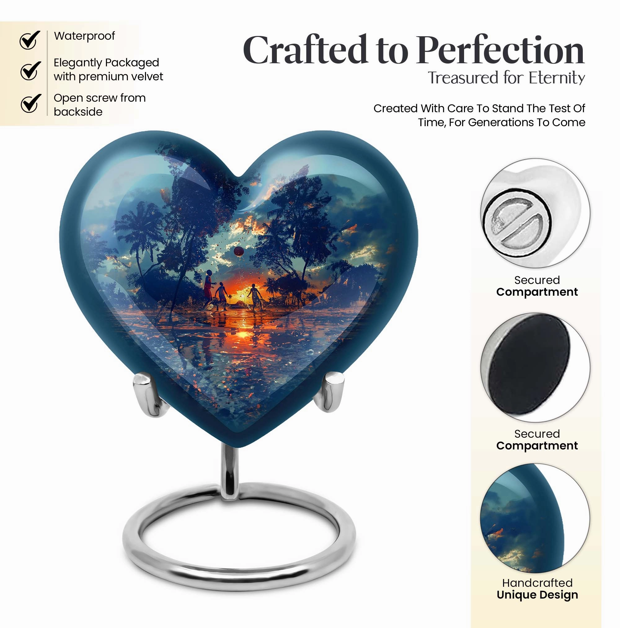Basketball Cremation Urn - Funeral Remembrance for Adult Male