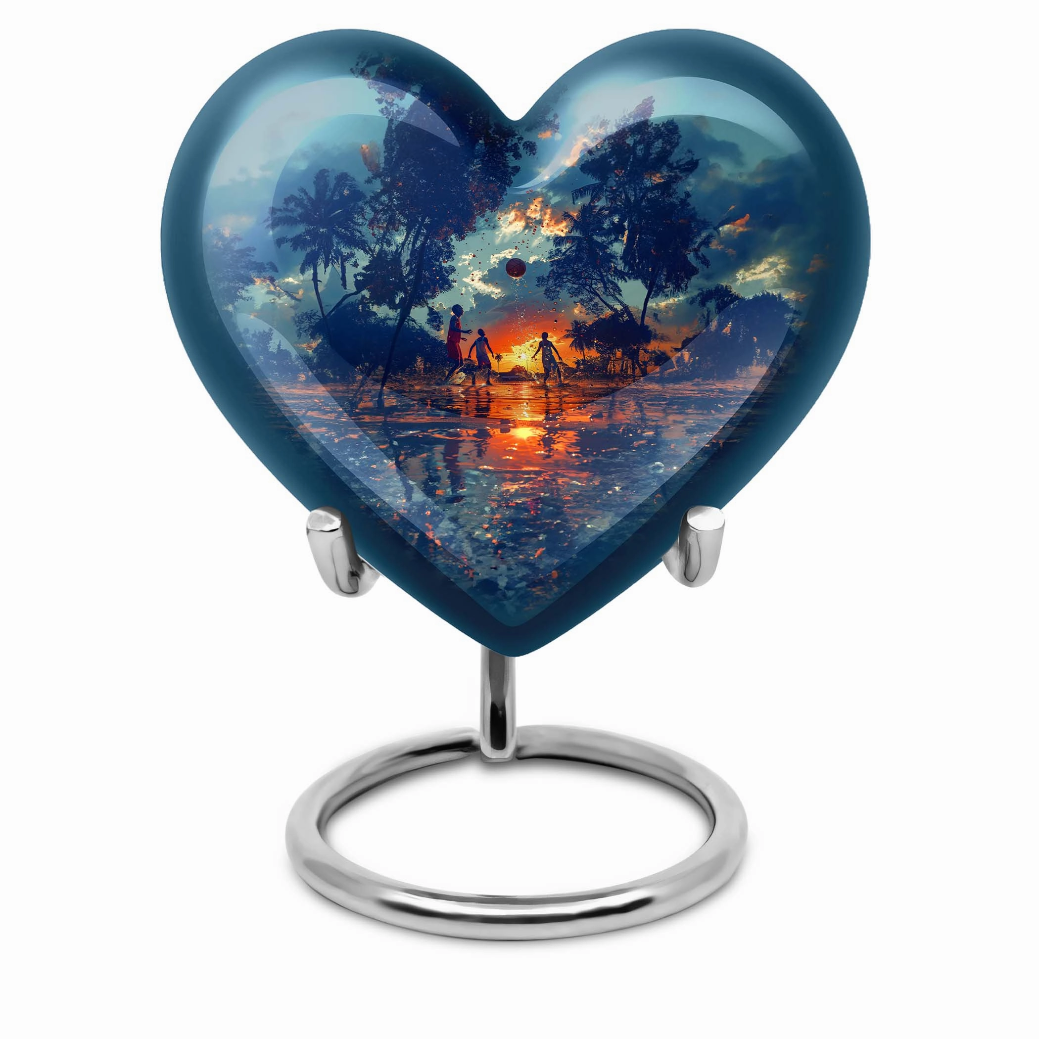 Basketball Cremation Urn - Funeral Remembrance for Adult Male