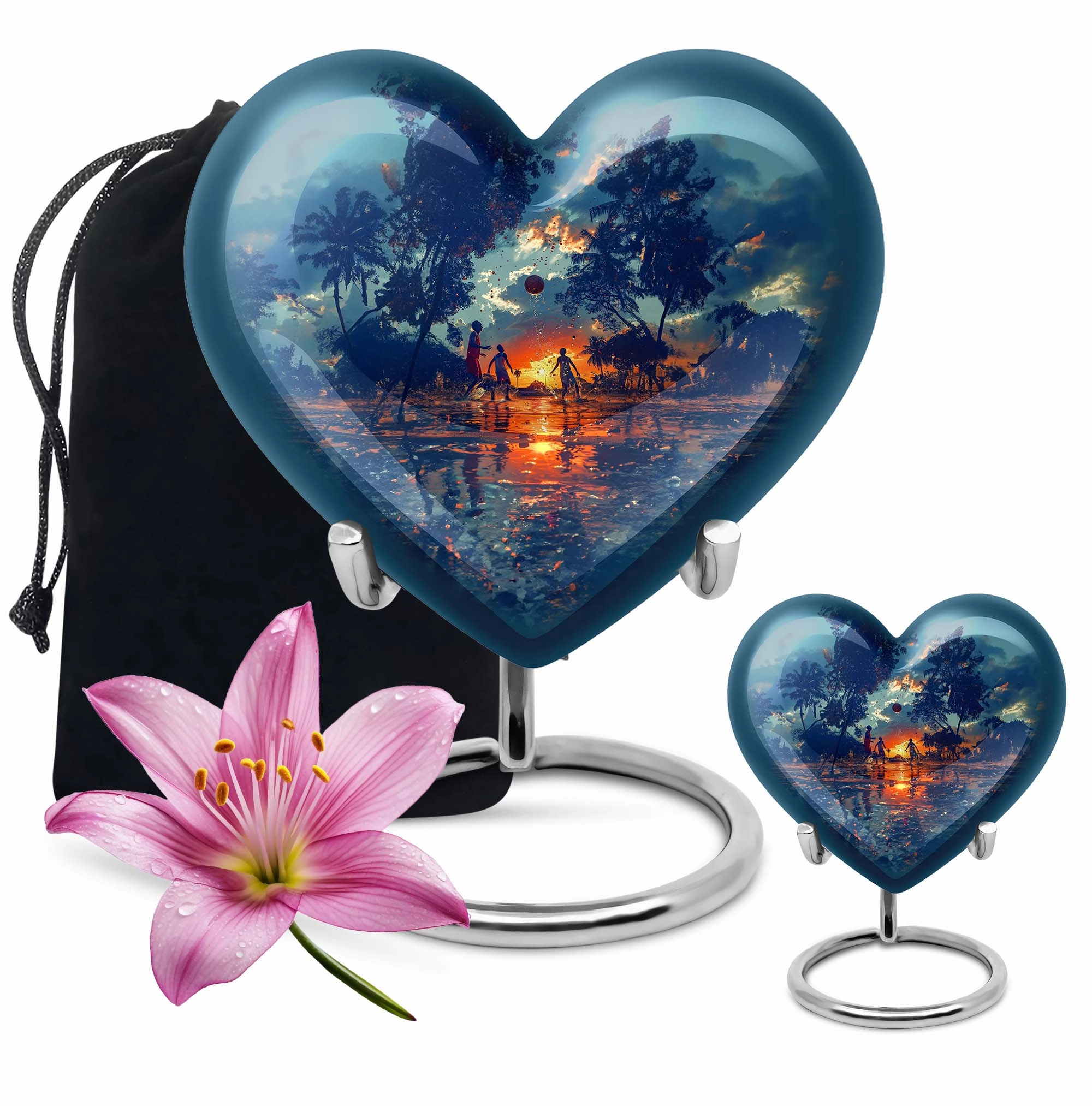 Basketball Cremation Urn - Funeral Remembrance for Adult Male