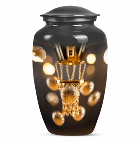 Basketball Themed Funeral Urn For Ashes - Container For Ashes