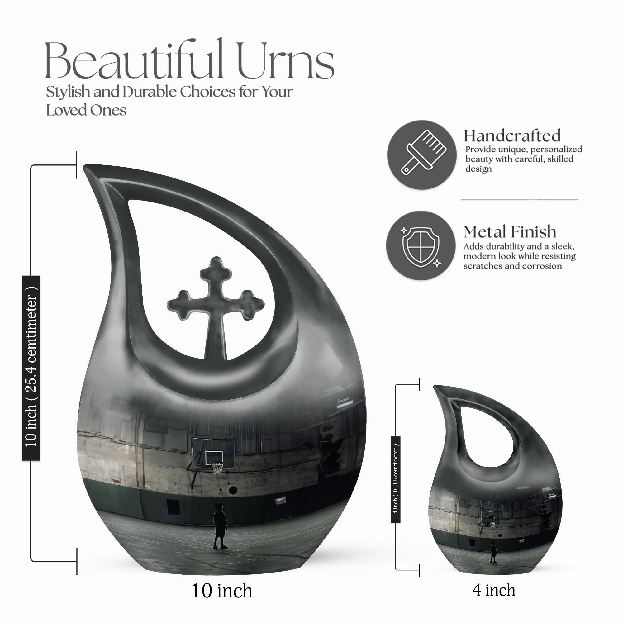 Basketball Themed Memorial Urn for Lasting Keepsake