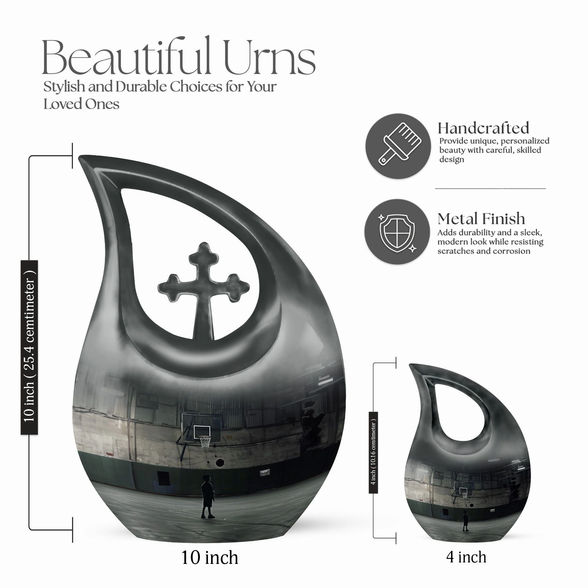 Basketball Themed Memorial Urn for Lasting Keepsake