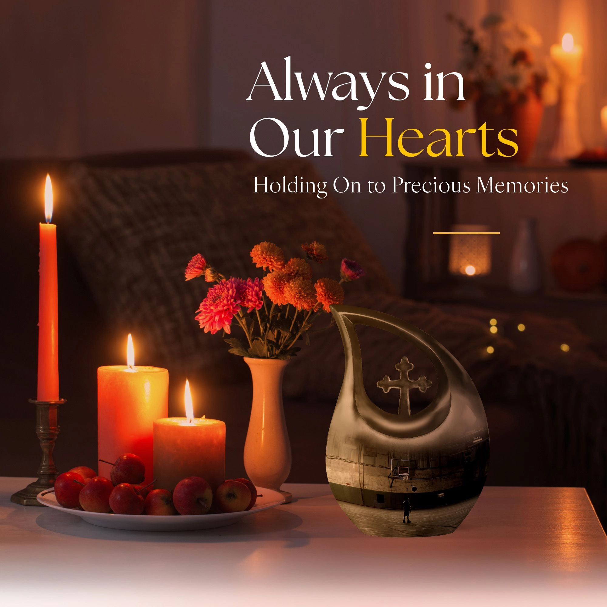 Basketball Themed Memorial Urn for Lasting Keepsake