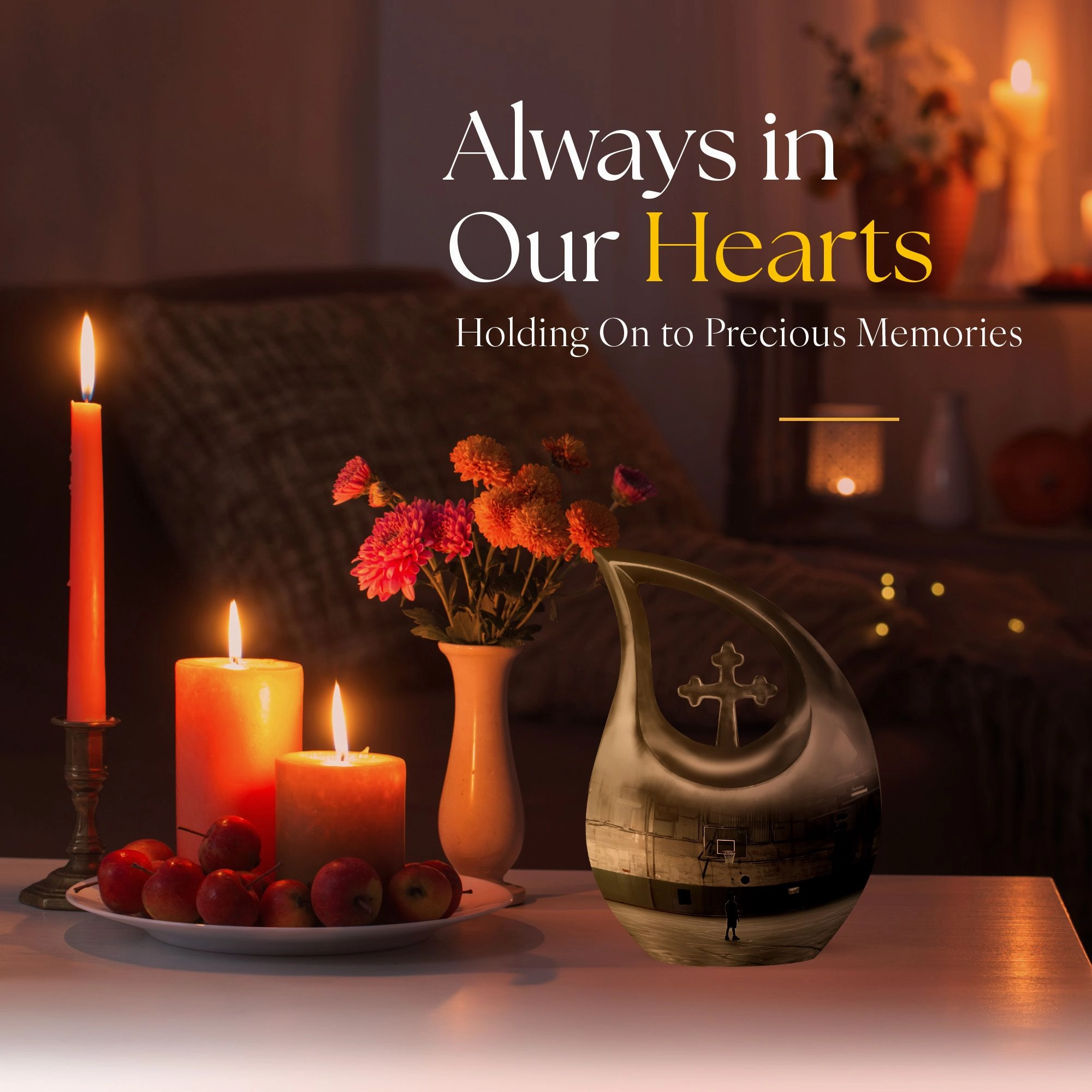 Basketball Themed Memorial Urn for Lasting Keepsake