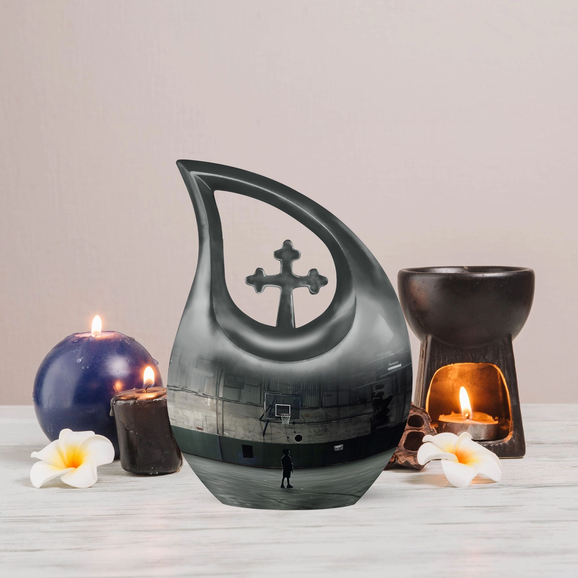 Basketball Themed Memorial Urn for Lasting Keepsake