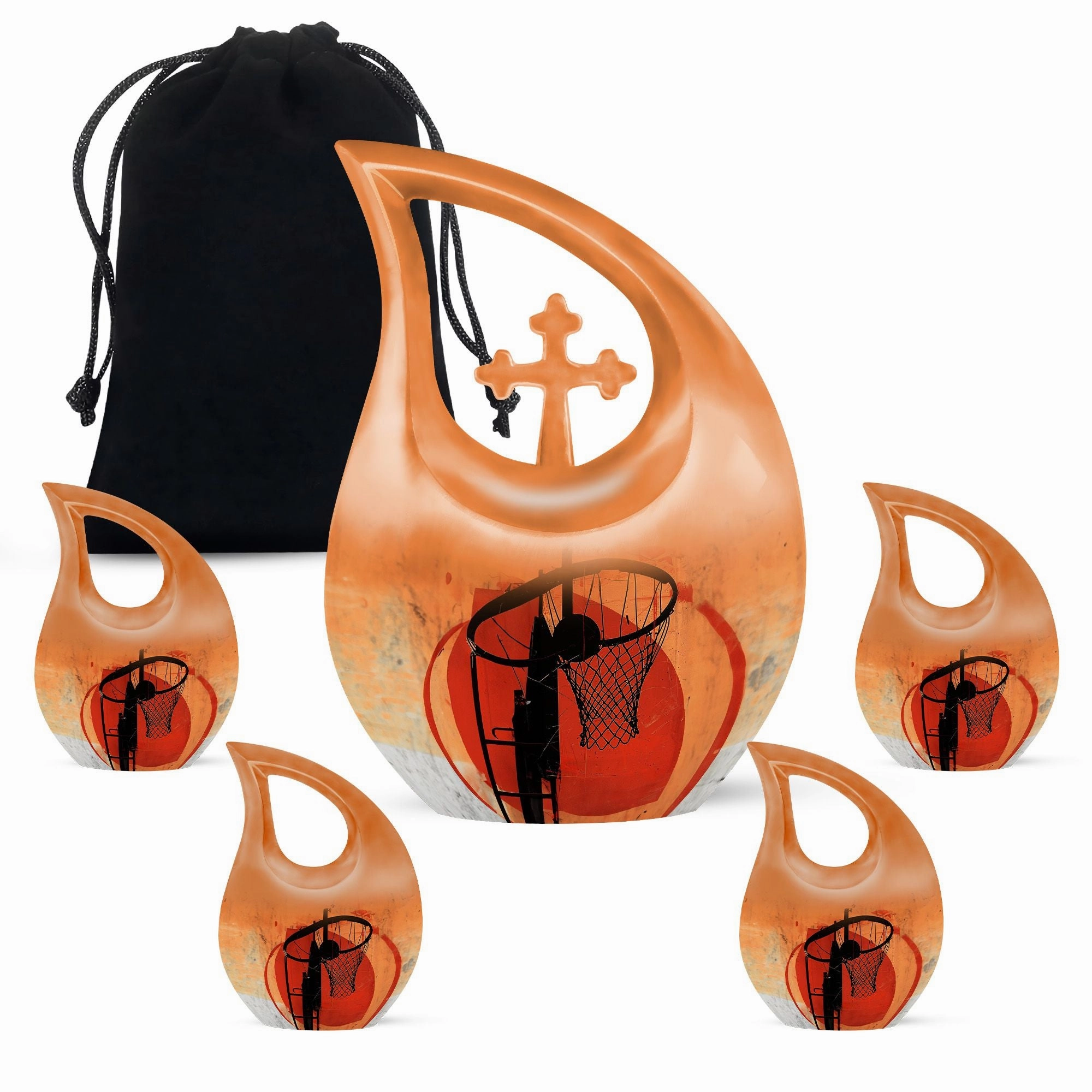 Basketball Tribute Keepsake - Ultimate Memorial Ashes Urn