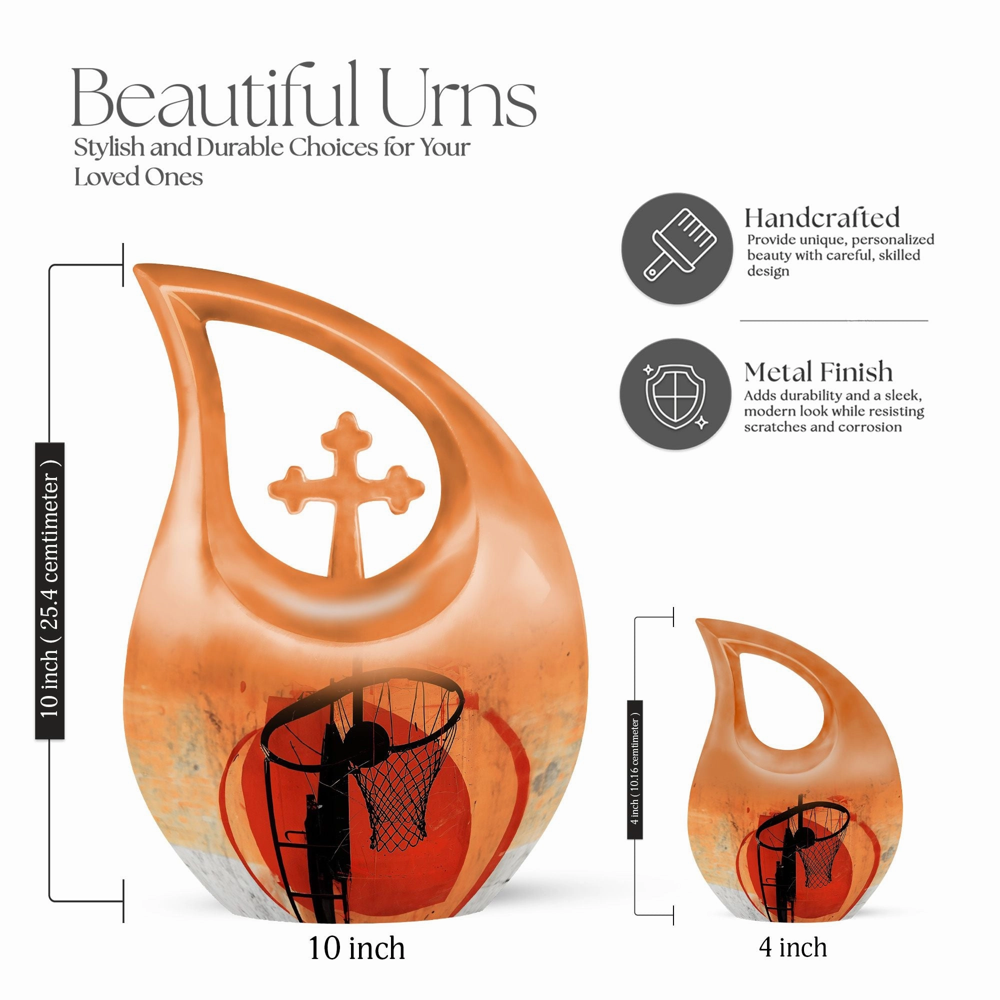 Basketball Tribute Keepsake - Ultimate Memorial Ashes Urn