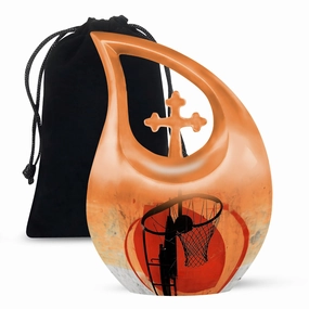 Basketball Tribute Keepsake - Ultimate Memorial Ashes Urn