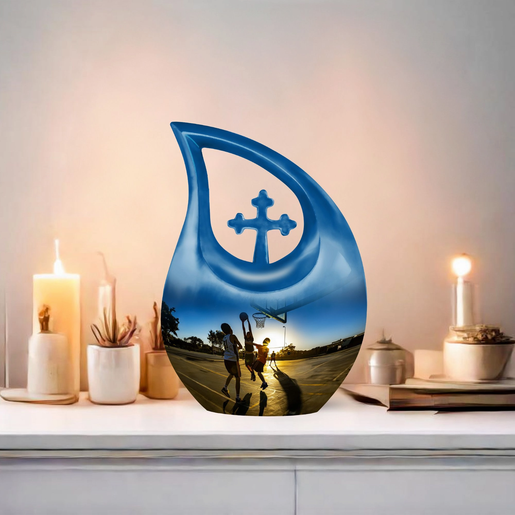 Basketball Tribute Memorial Urn - Unique and Personalized Urn