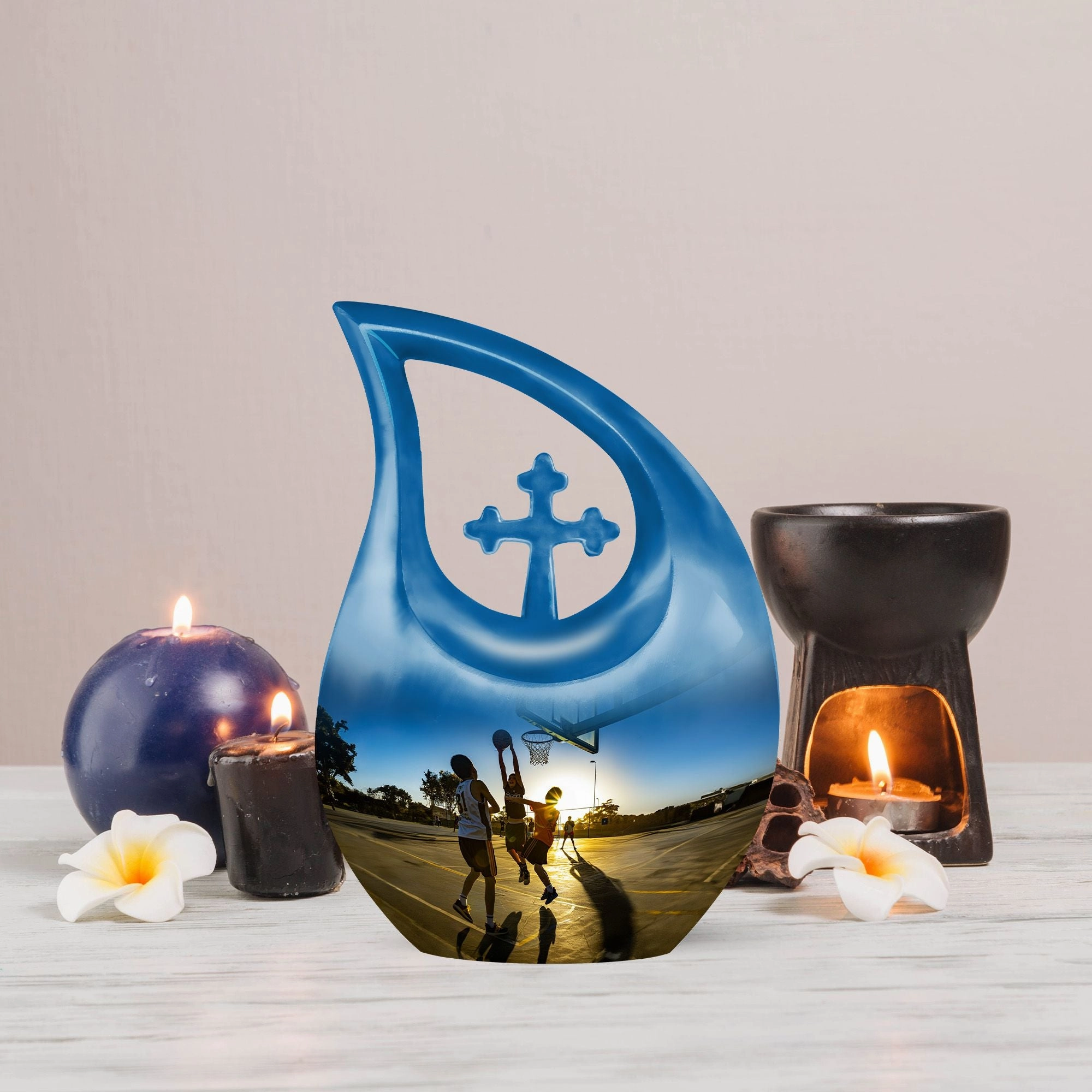 Basketball Tribute Memorial Urn - Unique and Personalized Urn