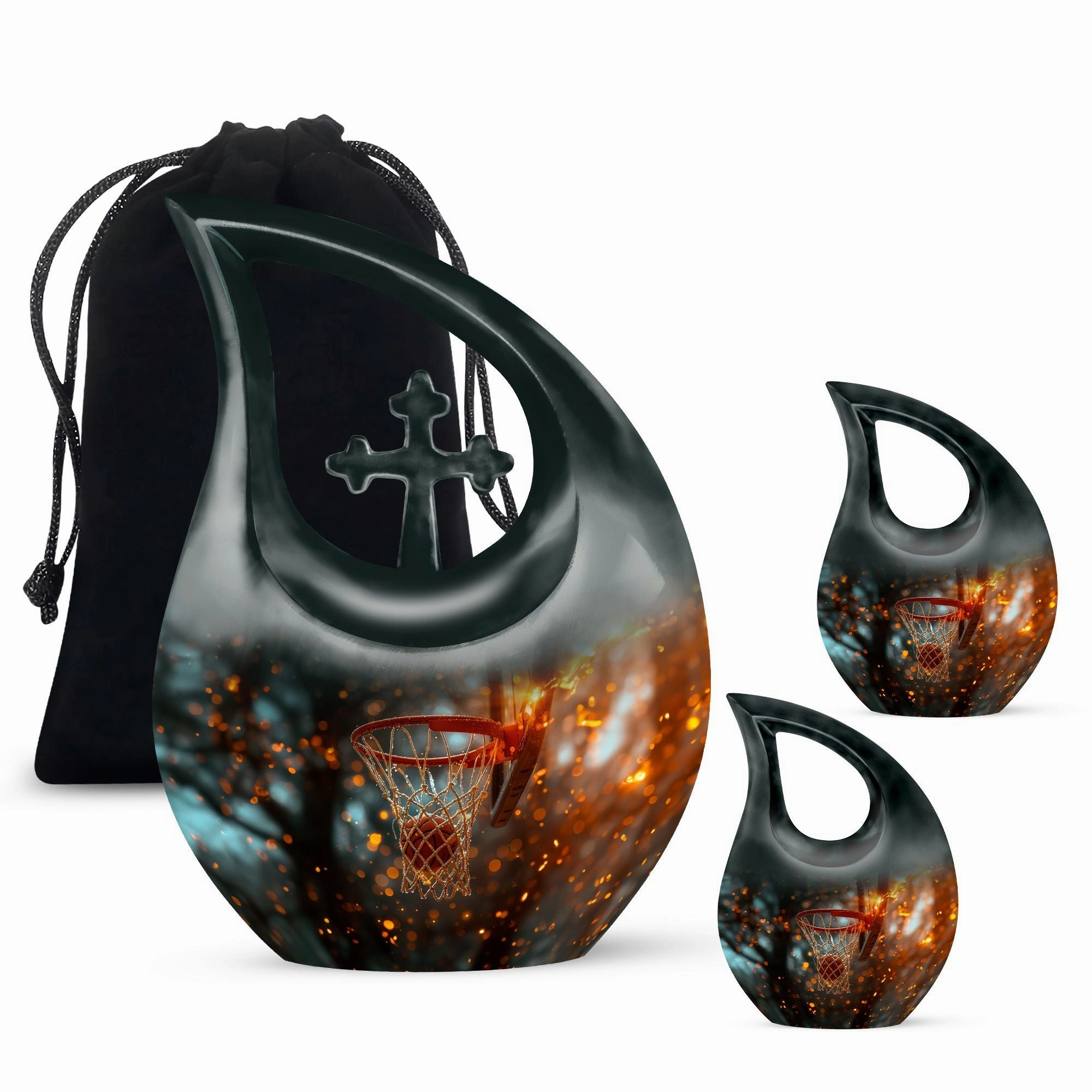 Basketball Urn- Adult Cremation Urn For Human Ashes