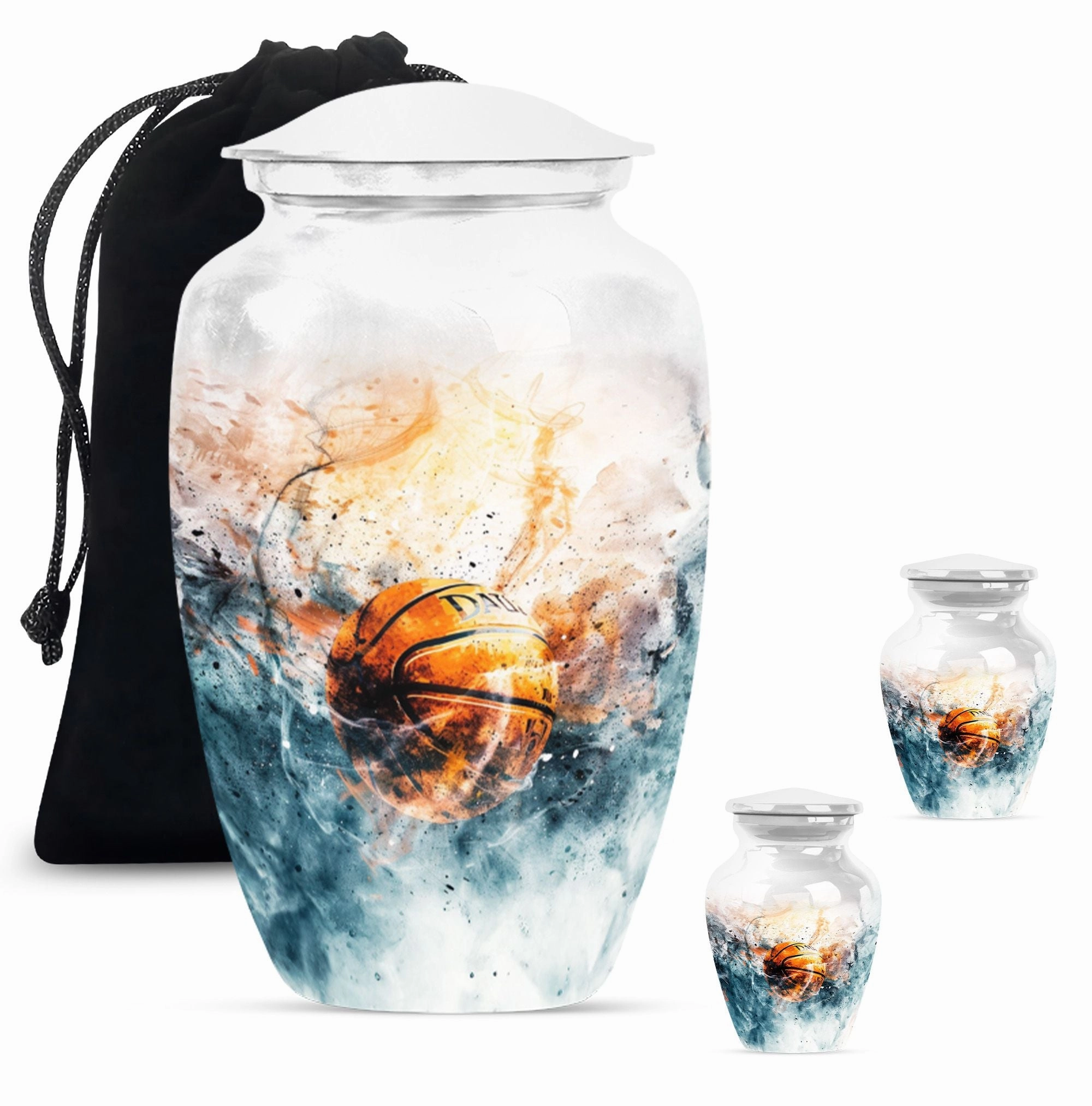 Basketball Urn Memorial Keepsake for Men - A Touching Tribute