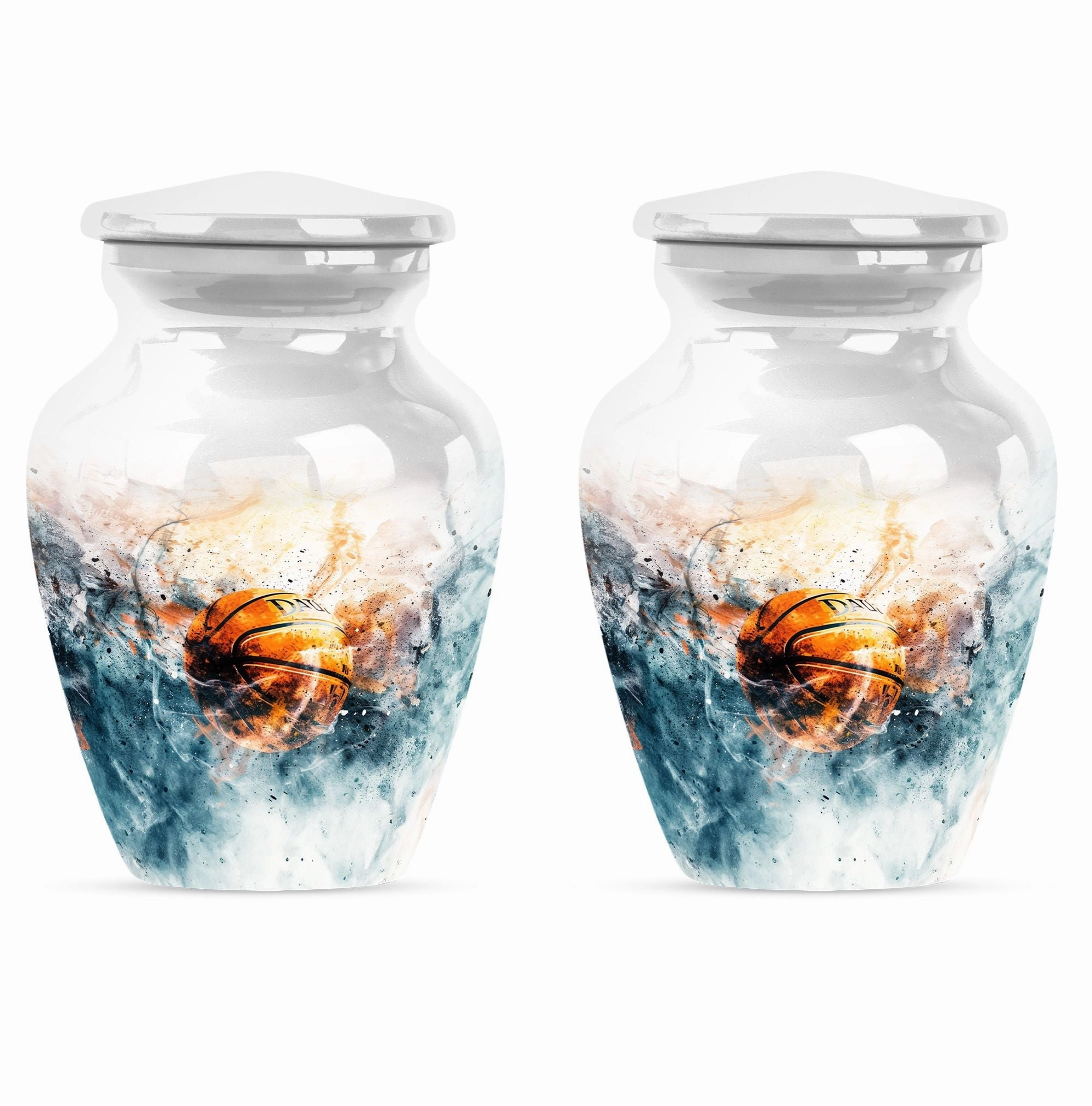 Basketball Urn Memorial Keepsake for Men - A Touching Tribute