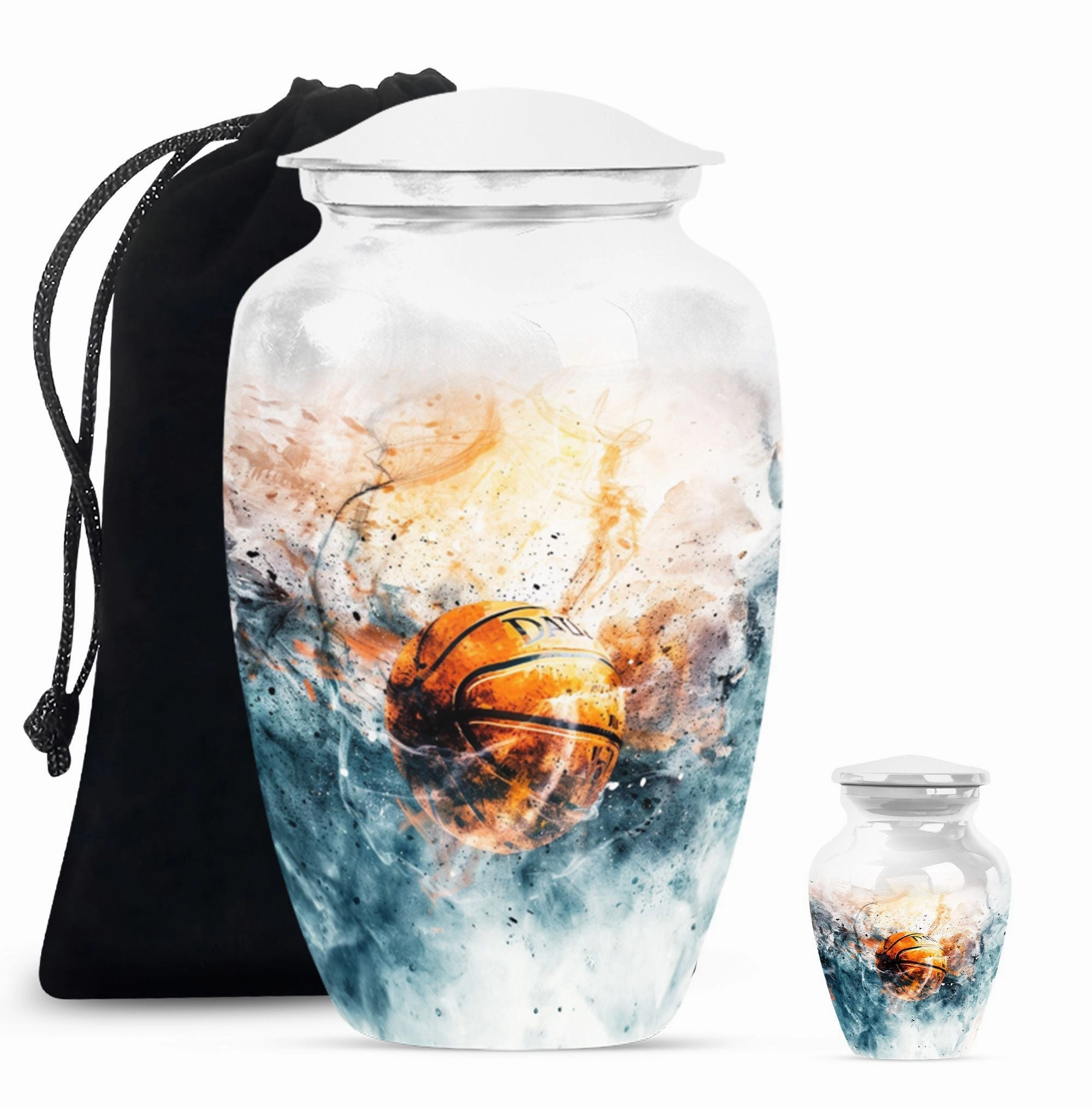 Basketball Urn Memorial Keepsake for Men - A Touching Tribute
