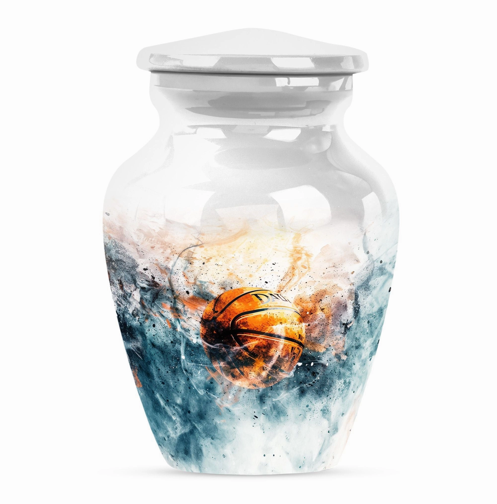 Basketball Urn Memorial Keepsake for Men - A Touching Tribute
