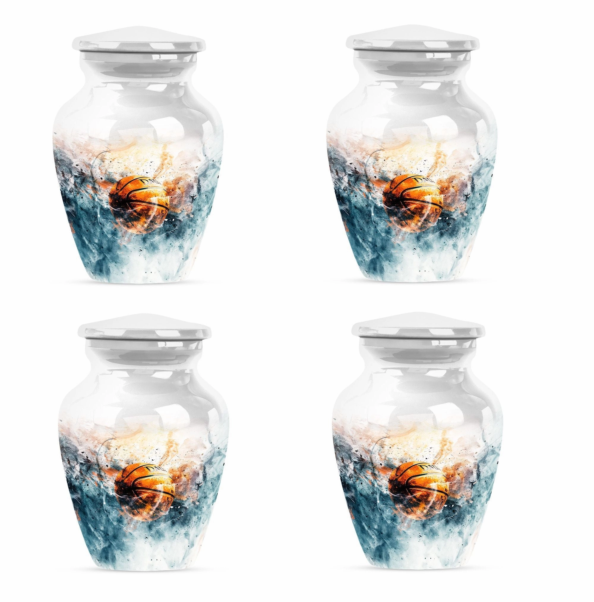 Basketball Urn Memorial Keepsake for Men - A Touching Tribute