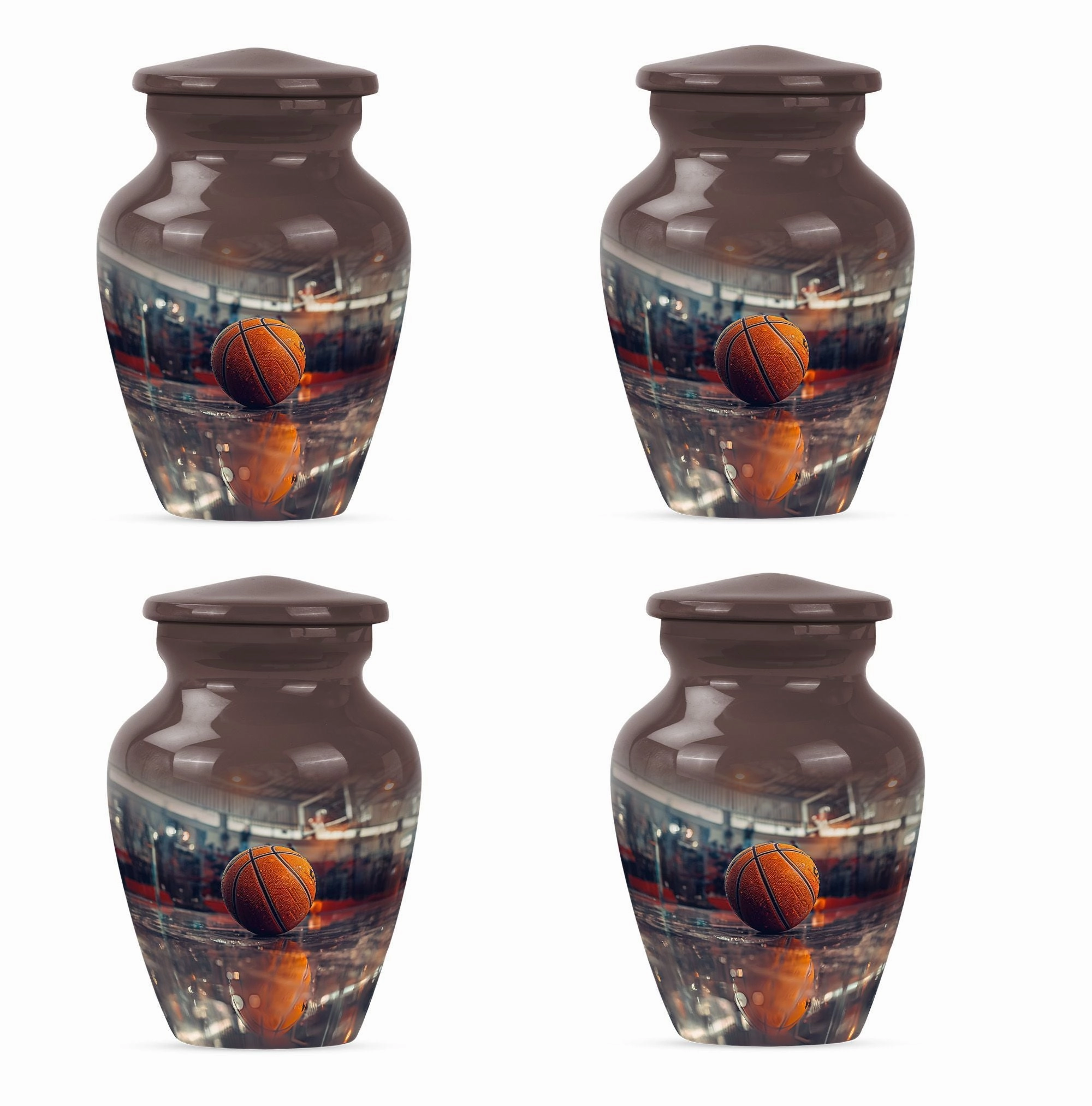 Basketball Urn Mom's Solace - Unique Cremation Keepsake