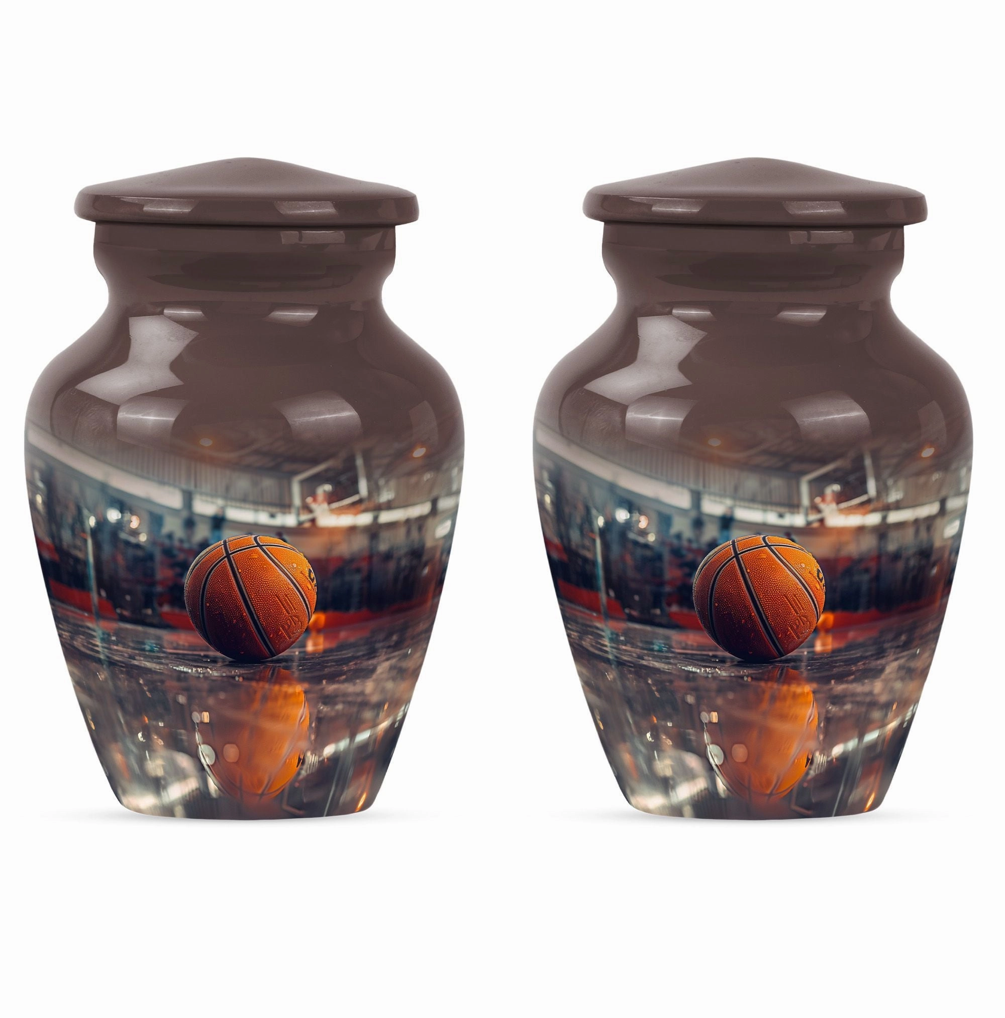 Basketball Urn Mom's Solace - Unique Cremation Keepsake