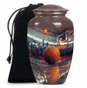 Basketball Urn Mom's Solace - Unique Cremation Keepsake