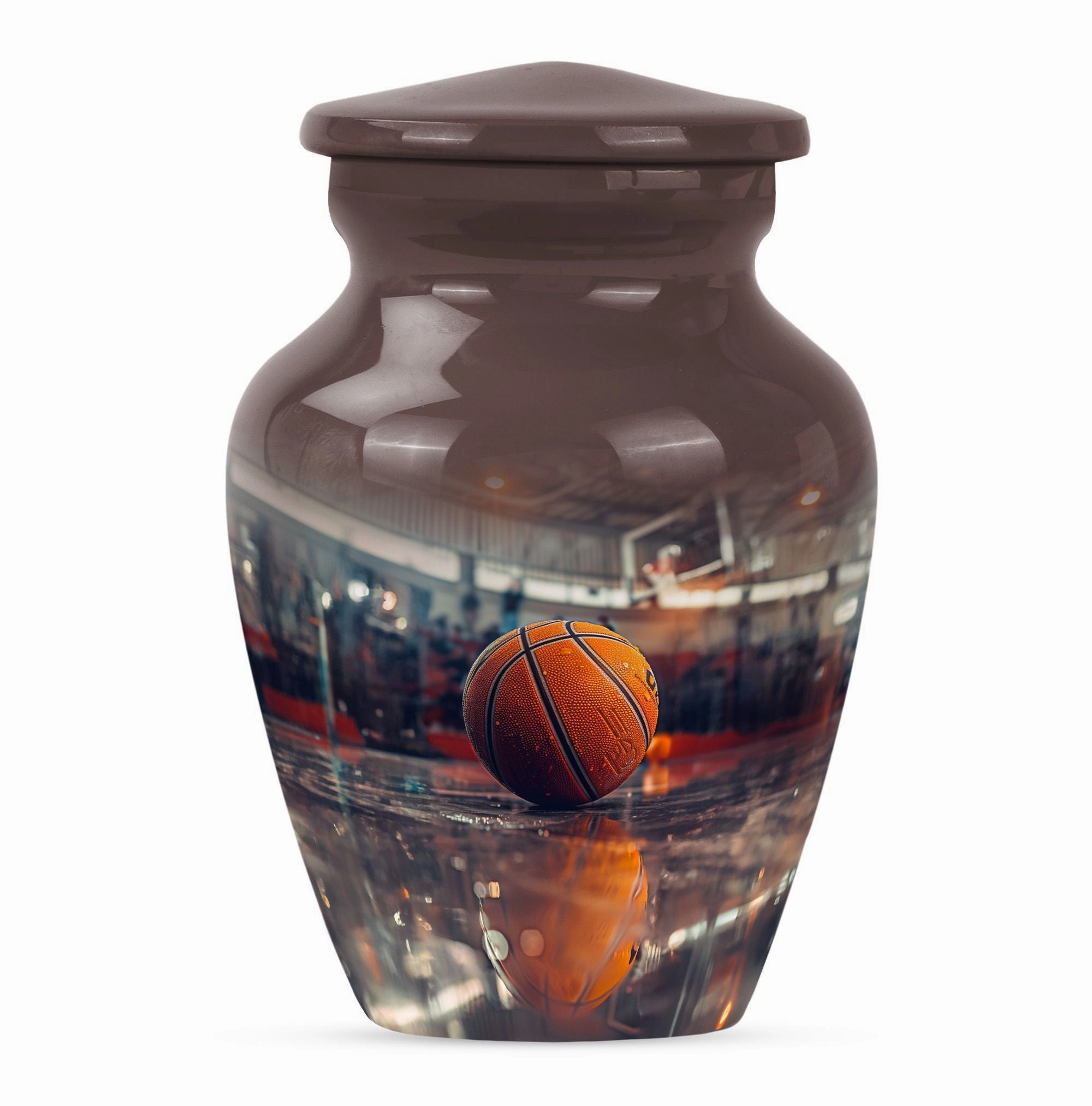 Basketball Urn Mom's Solace - Unique Cremation Keepsake