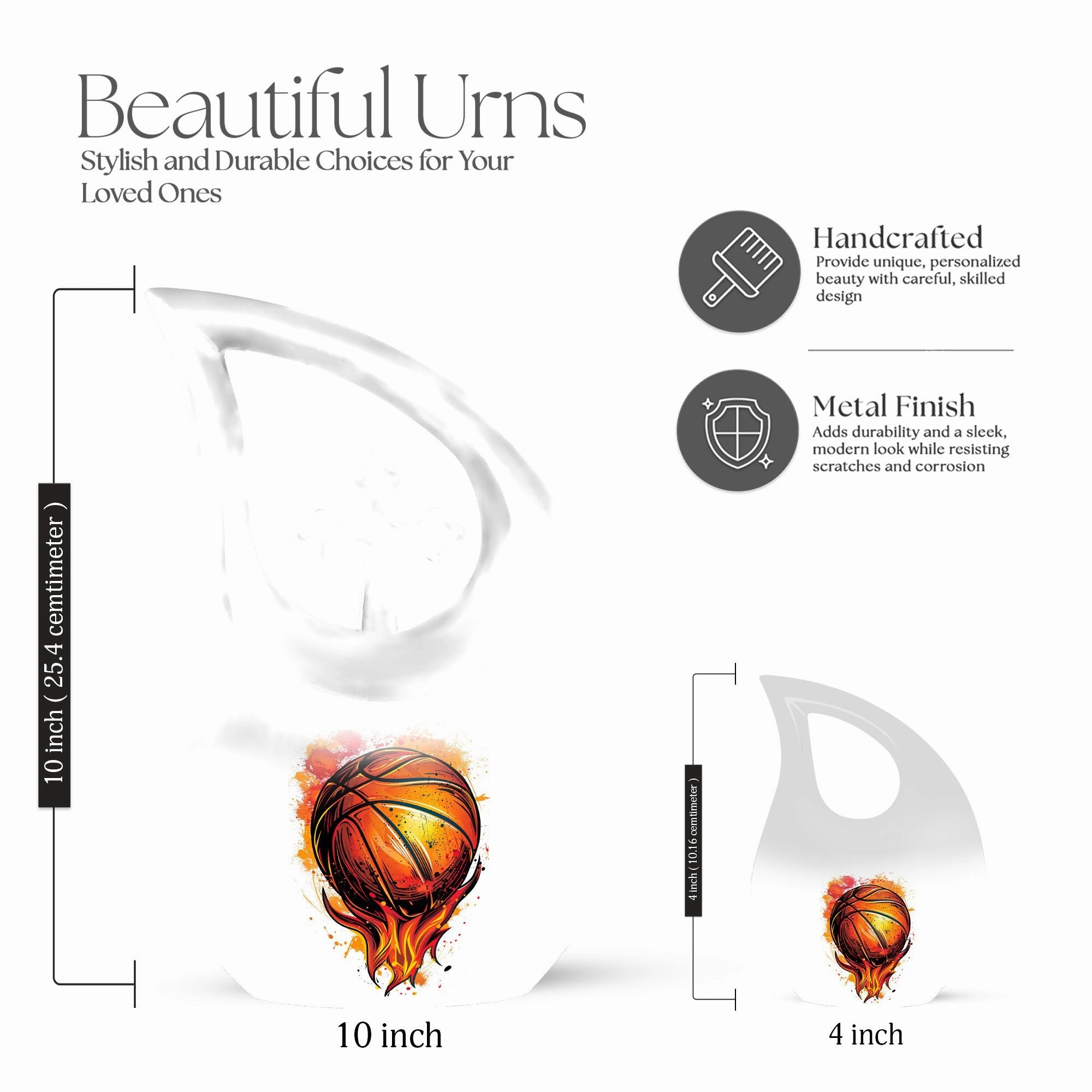 Basketball Urn: Personalized Cremation Urn For Human Ashes
