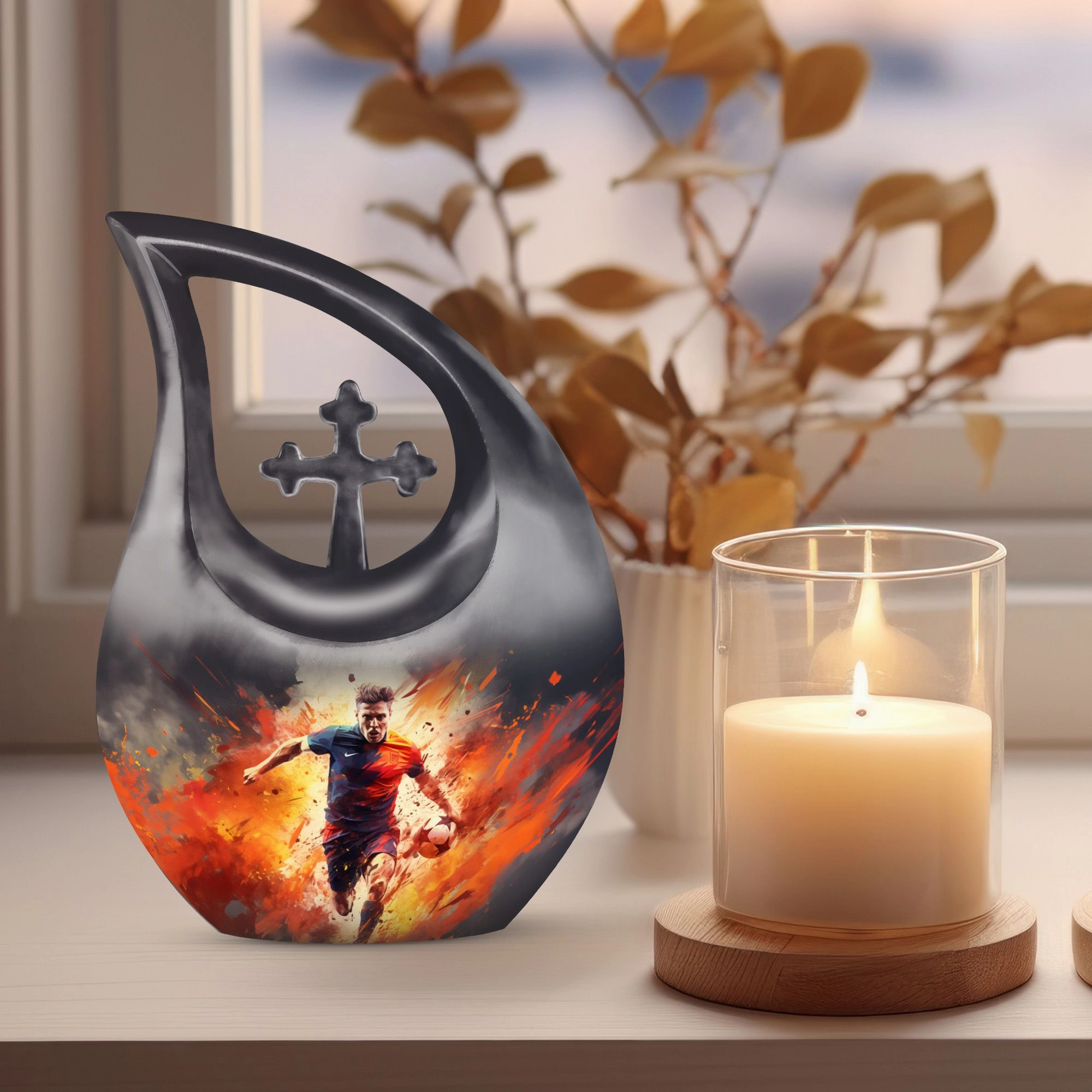 Biodegradable Outdoor Sports Memorial Urn for Ashes