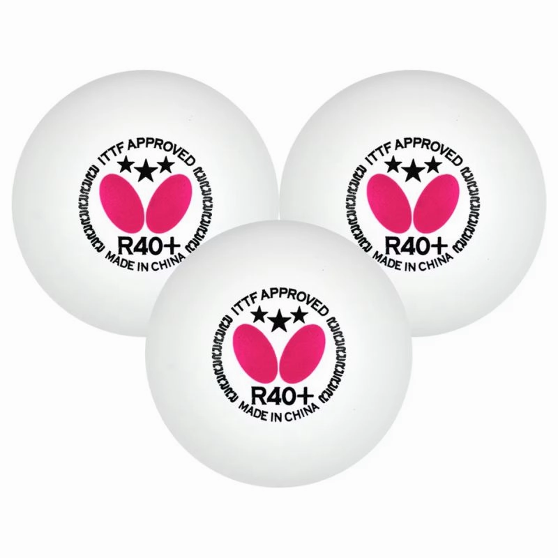 Butterfly 3pk R40  3 Star Table Tennis Balls