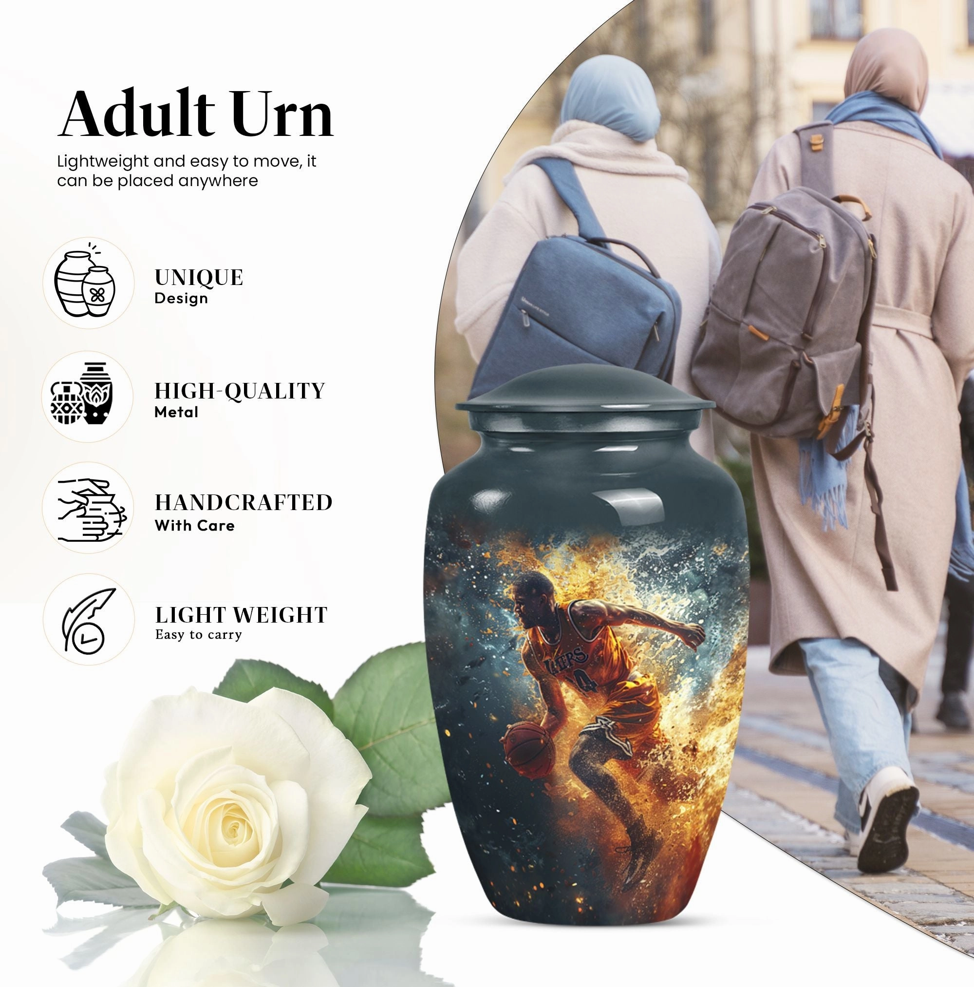 Butterfly Tribute Basketball Cremation Cherishing Departed Souls